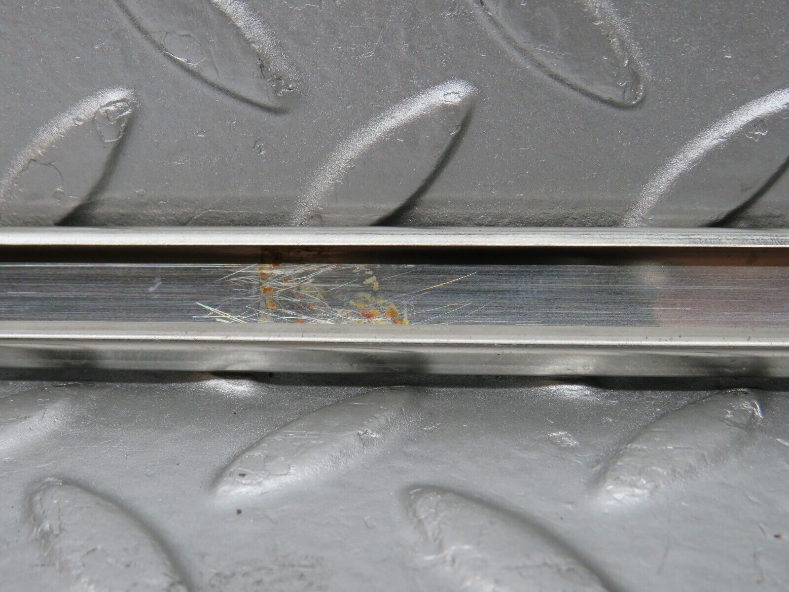 34374 Mercedes-Benz C126 380SEC Coupe Front Right Fender Wing Lower Moulding Chrome