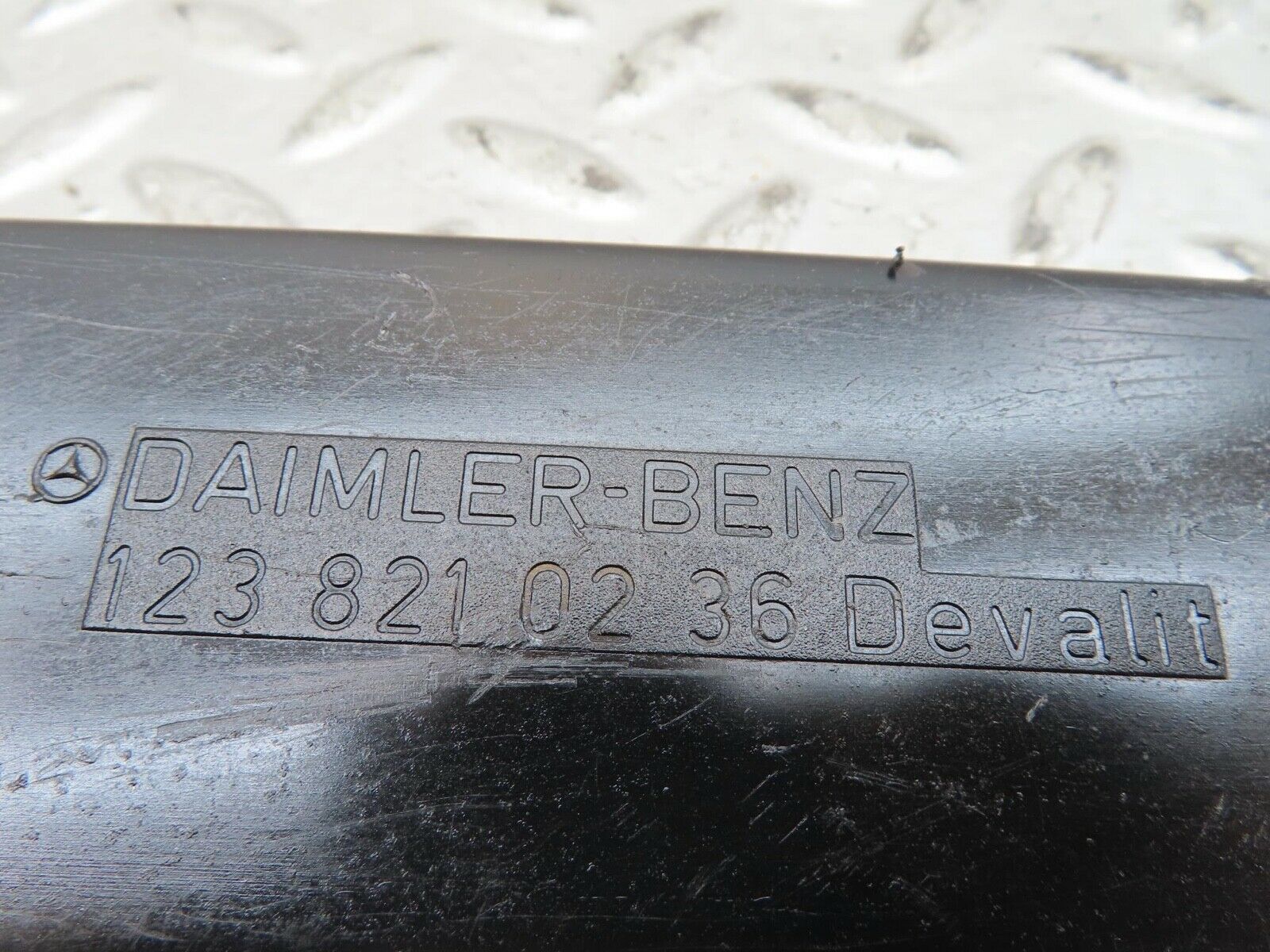 15821 Mercedes-Benz W123 280E Cable Channel Cover Rear Right 1238210236