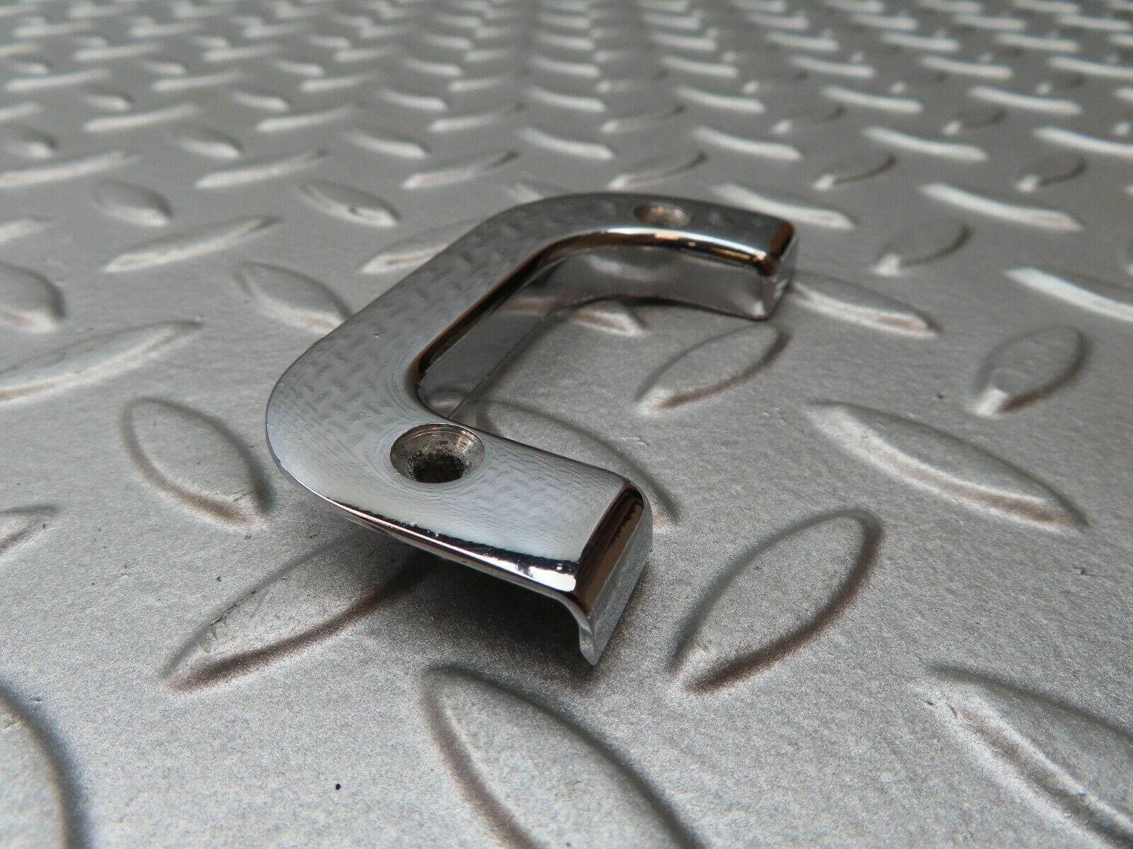 4146 Mercedes-Benz S123 200T Wagon Right Chrome Door Latch Trim 1237230224