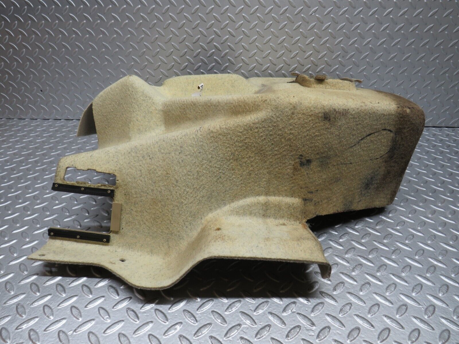 38608 Mercedes-Benz R129 280SL Coupe Trunk Cover Panel Left Side Beige 1296904730