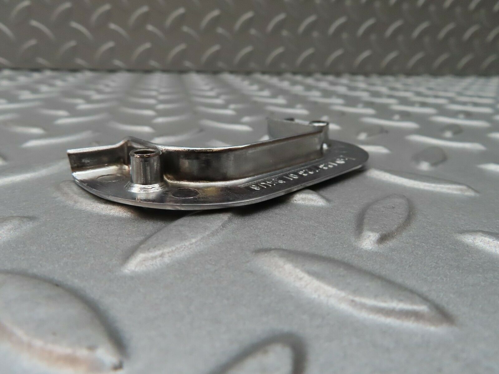 3822 Mercedes-Benz S123 200T Wagon Left Chrome Door Latch Trim 1237230124