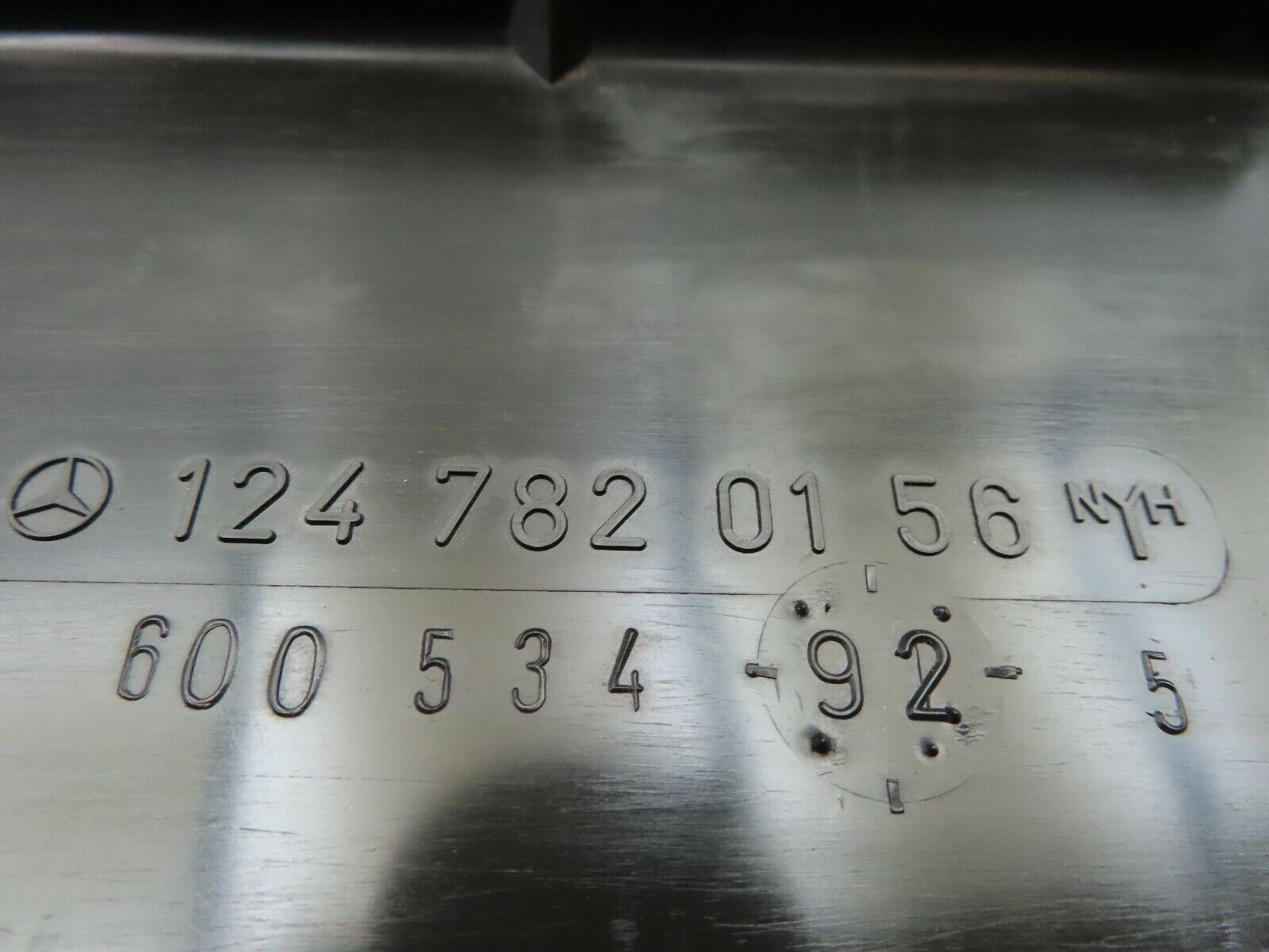 6526 Mercedes-Benz S124 E220 Wagon Sunroof Guide Cover Trim 1247820156