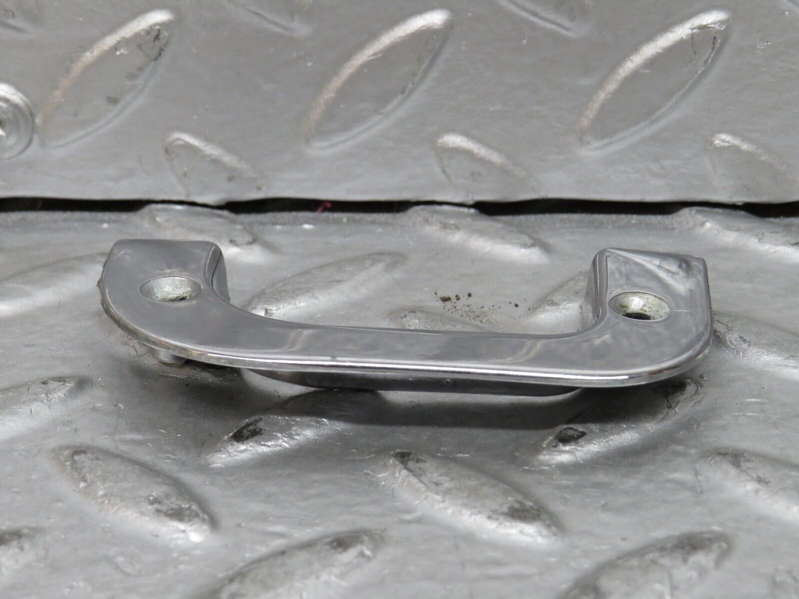 27965 Mercedes-Benz W123 280E Right Interior Chrome Door Latch Trim 1237230224