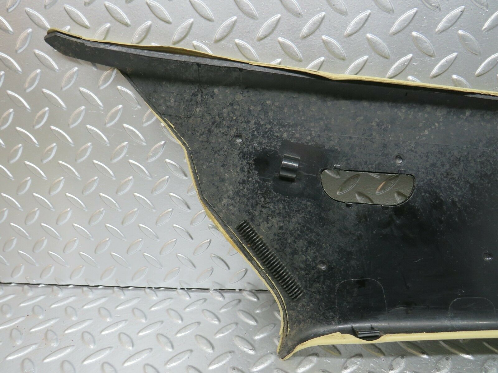 23962 Mercedes-Benz W123 280E C Pillar Cover Panel Right Side Beige 1236900425