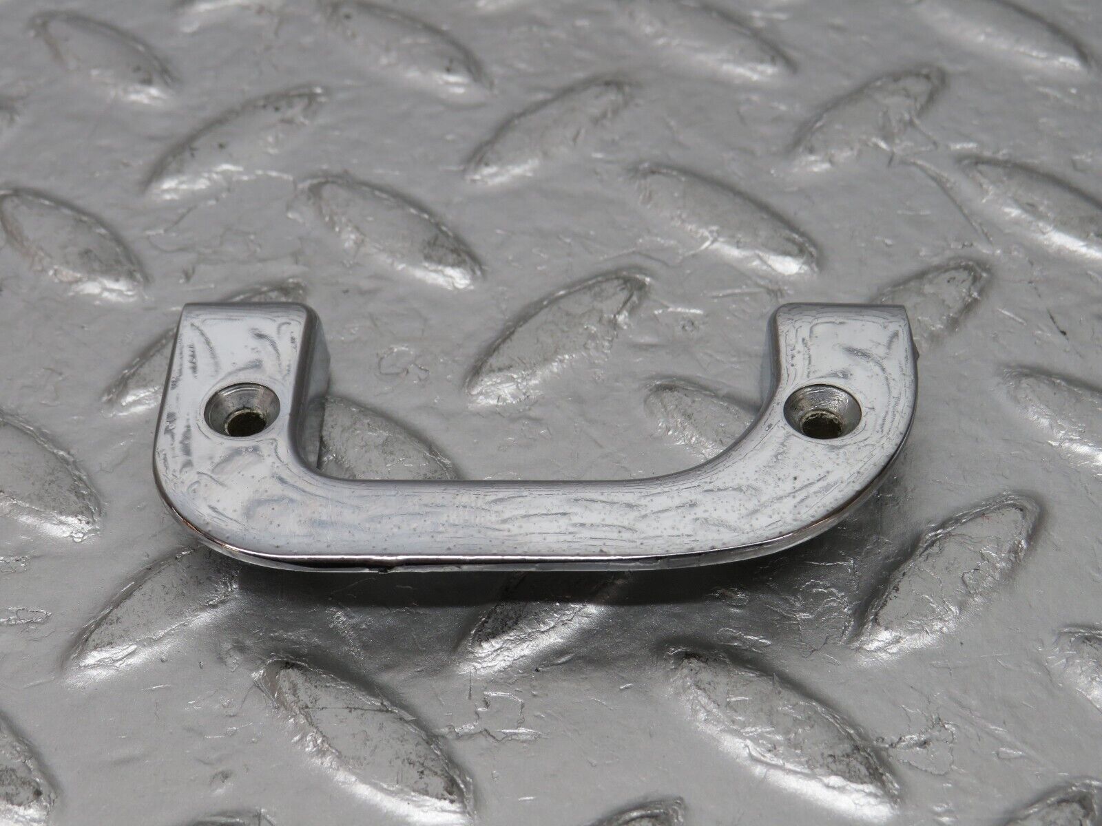 30998 Mercedes-Benz W123 200D Left Interior Chrome Door Latch Trim 1237230124