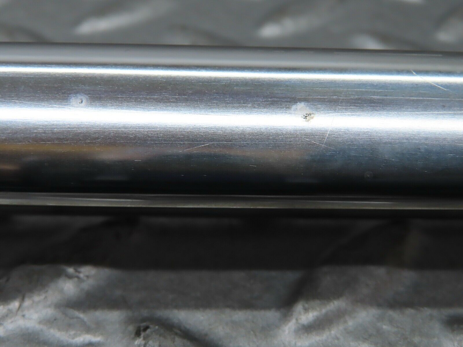 19133 Mercedes-Benz W123 300D Rear Left Door Chrome Window Channel