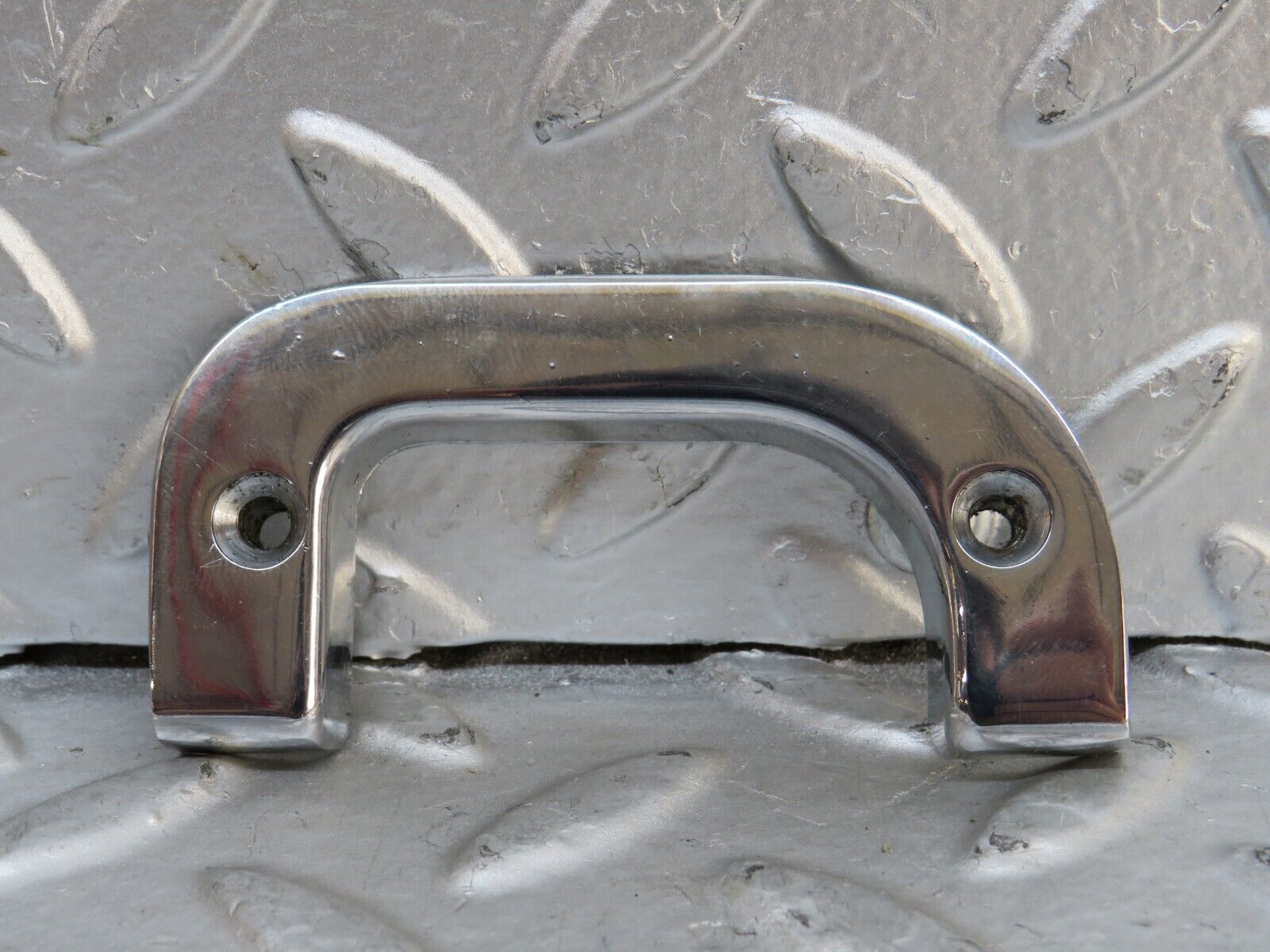 28279 Mercedes-Benz S123 240D Wagon Right Interior Chrome Latch Trim 1237230224