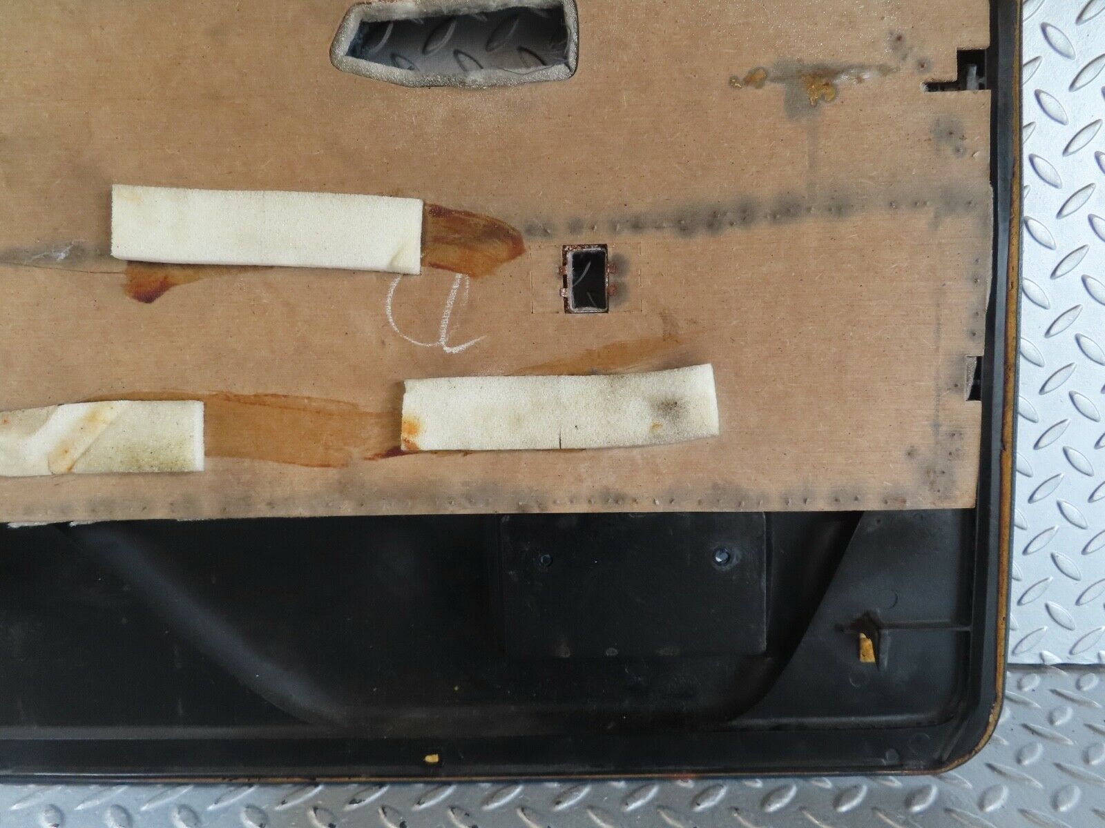 17740 Mercedes-Benz W116 450SEL Rear Right Door Card Blue