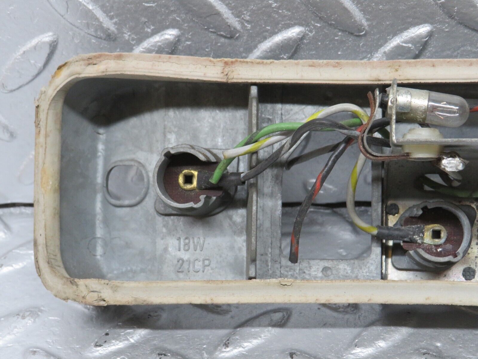 40297 Mercedes-Benz W110 230 Tail Light Bulb Holder Left Side SR K23300