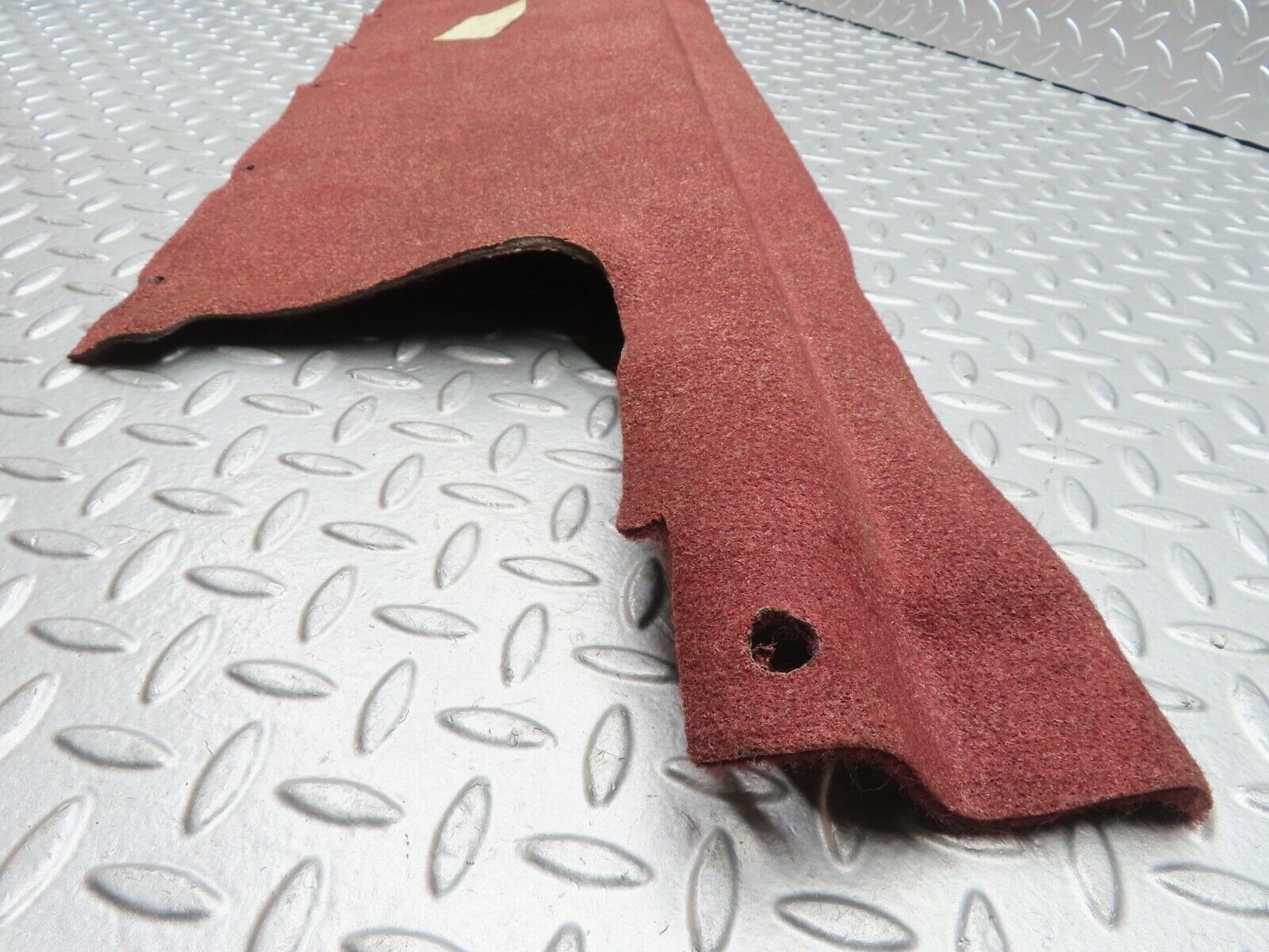 21499 Mercedes-Benz W126 300SE Boot Rear Carpet Cover Burgundy Red 1266940090