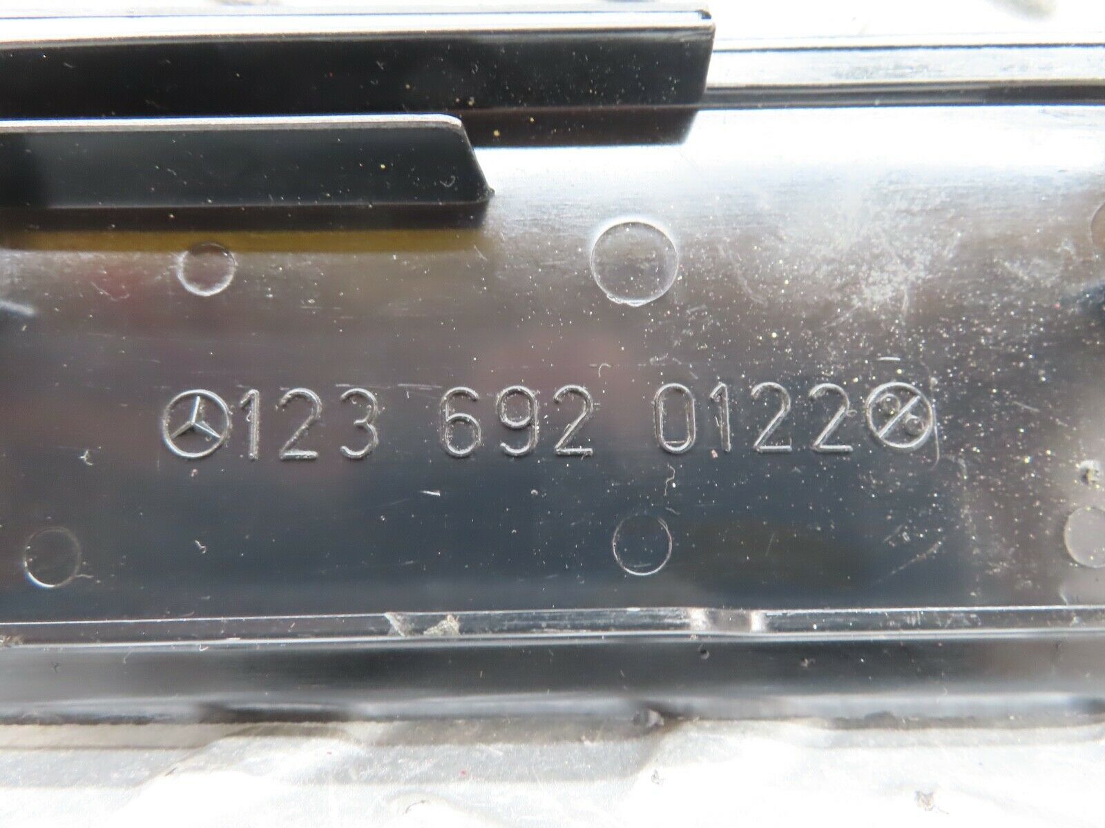 19145 Mercedes-Benz W123 300D B Pillar Bottom Cover Left Black 1236920122