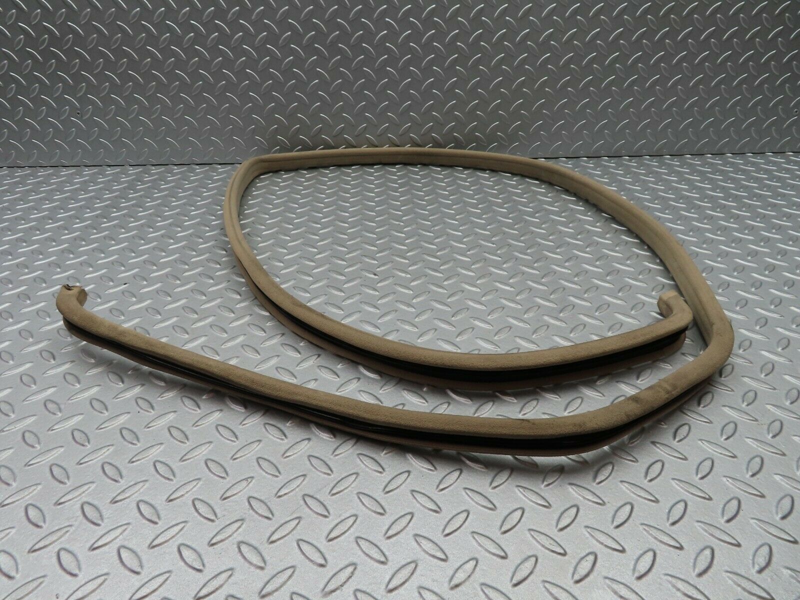 5498 Mercedes-Benz W124 230E Rear Left Door Frame Rubber Seal Beige Cloth