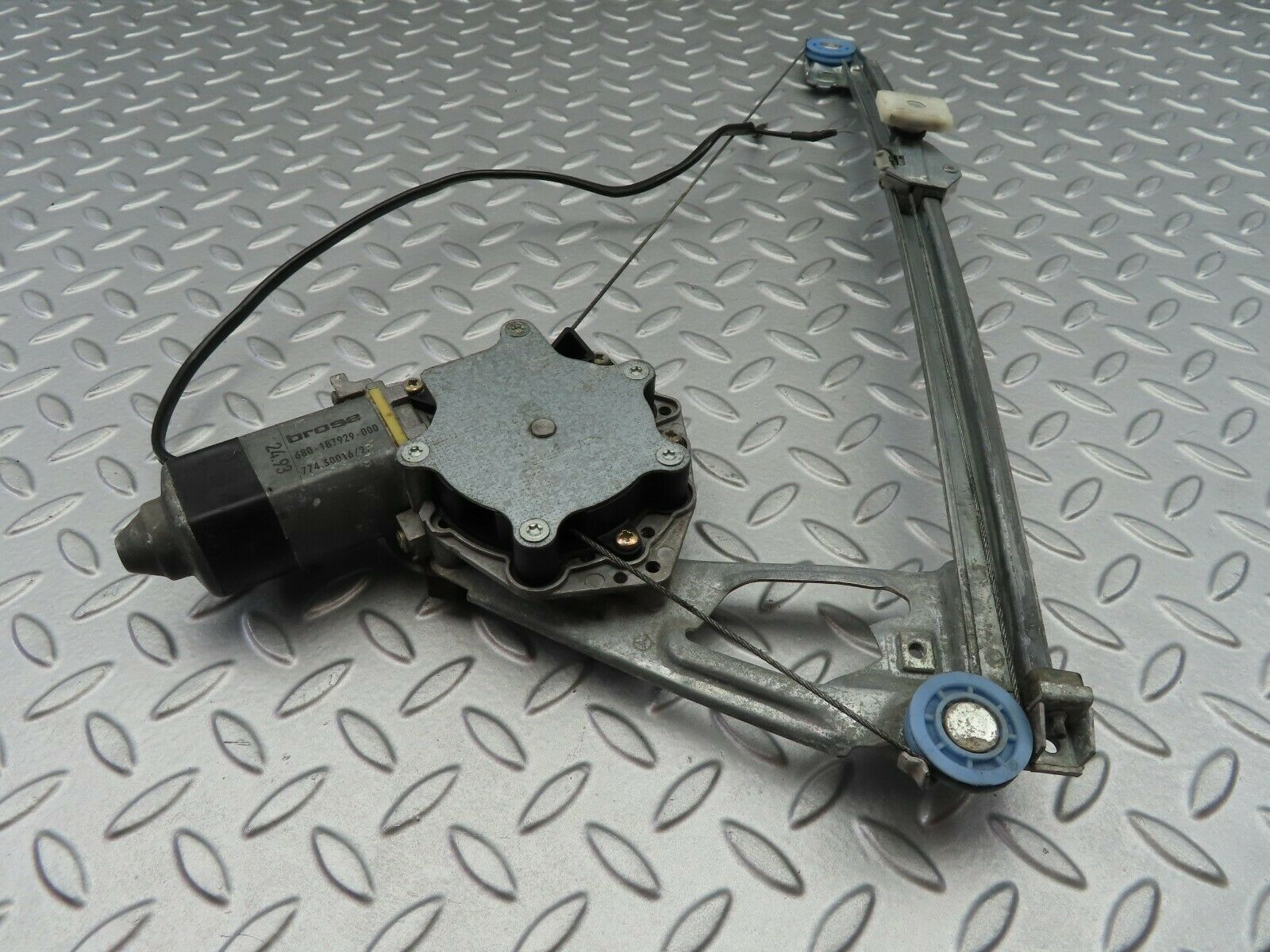 6618 Mercedes-Benz S124 E220 Wagon Rear Left Power Window Regulator With Motor