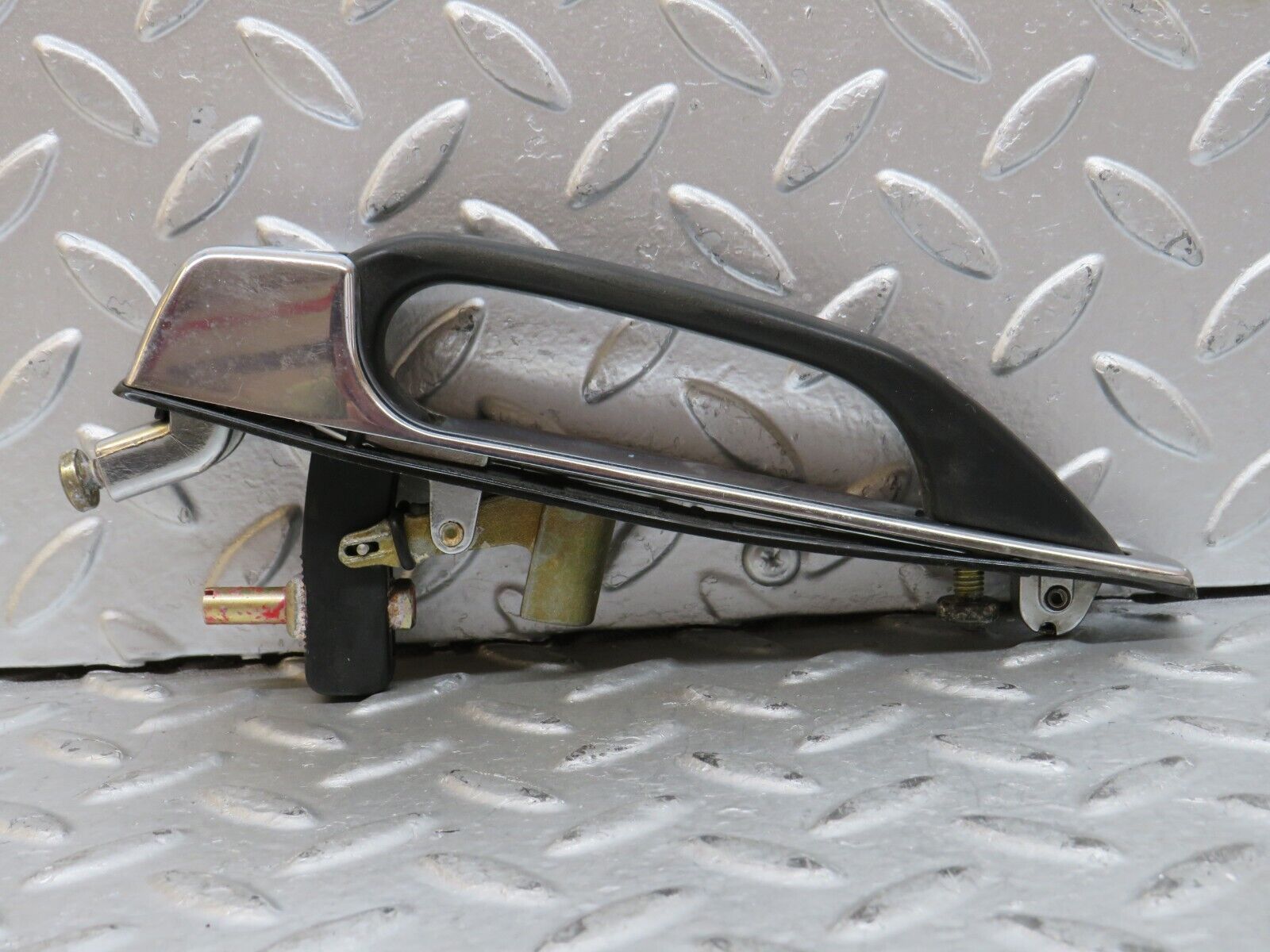 28165 Mercedes-Benz W123 280E Rear Right Exterior Chrome Handle 1237600359