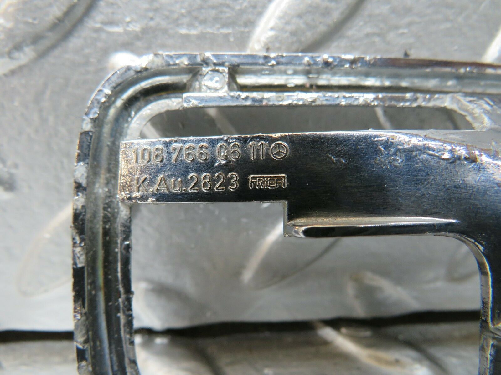 23256 Mercedes-Benz W116 350SE Chrome Frame For Door Opener Right 1087660611