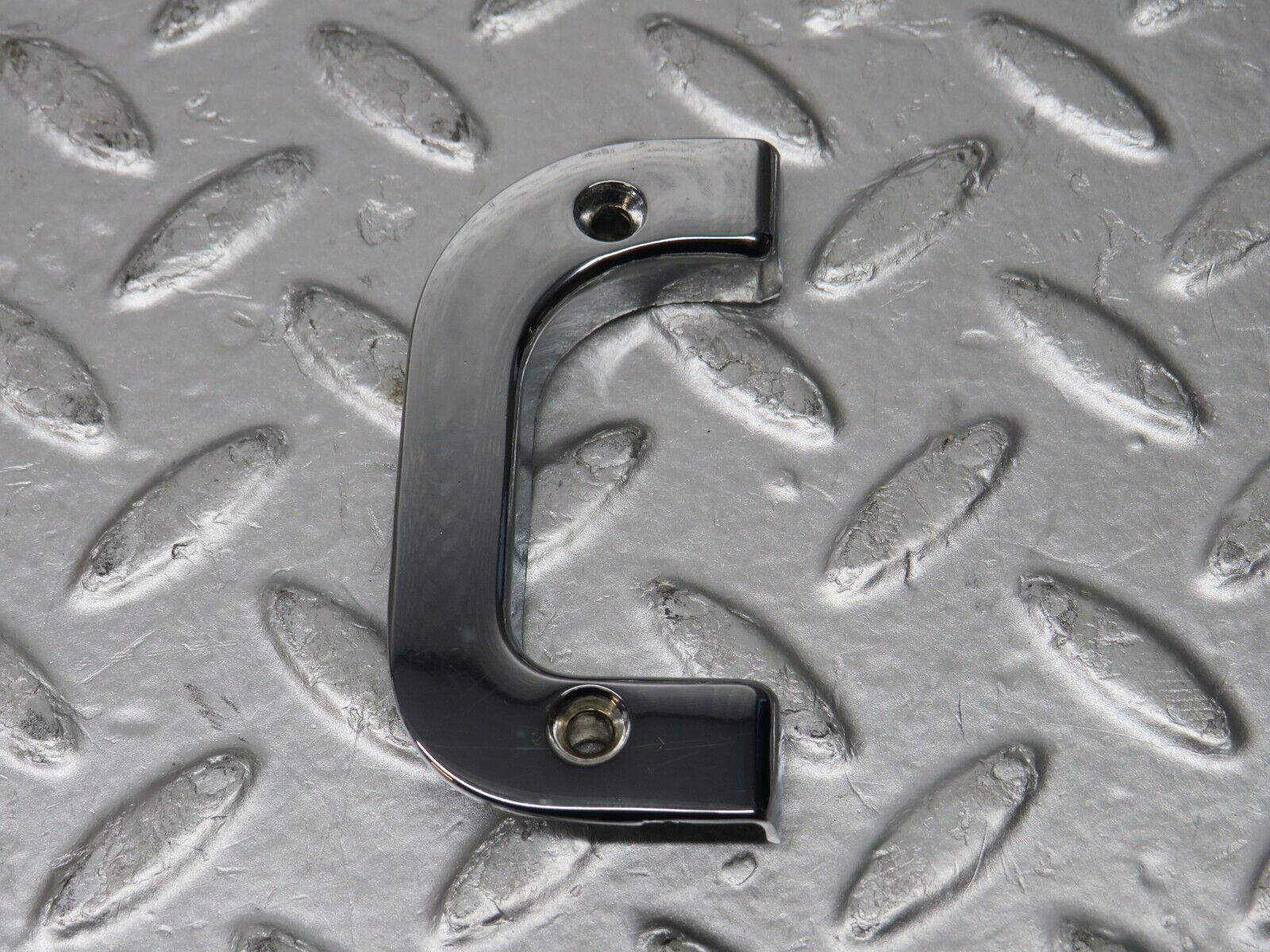 0542 Mercedes-Benz W123 230E Right Interior Chrome Door Latch Trim 1237230224