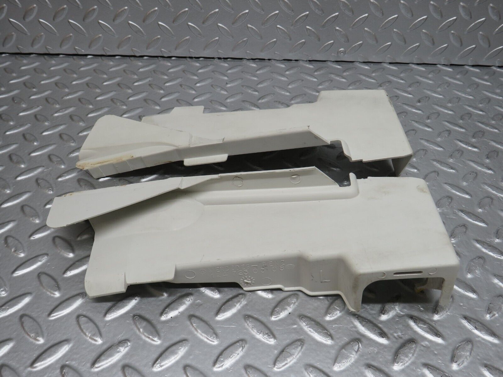 29321 Mercedes-Benz W124 230E Front Door Lock Cover Pair 1247230408 1247230308