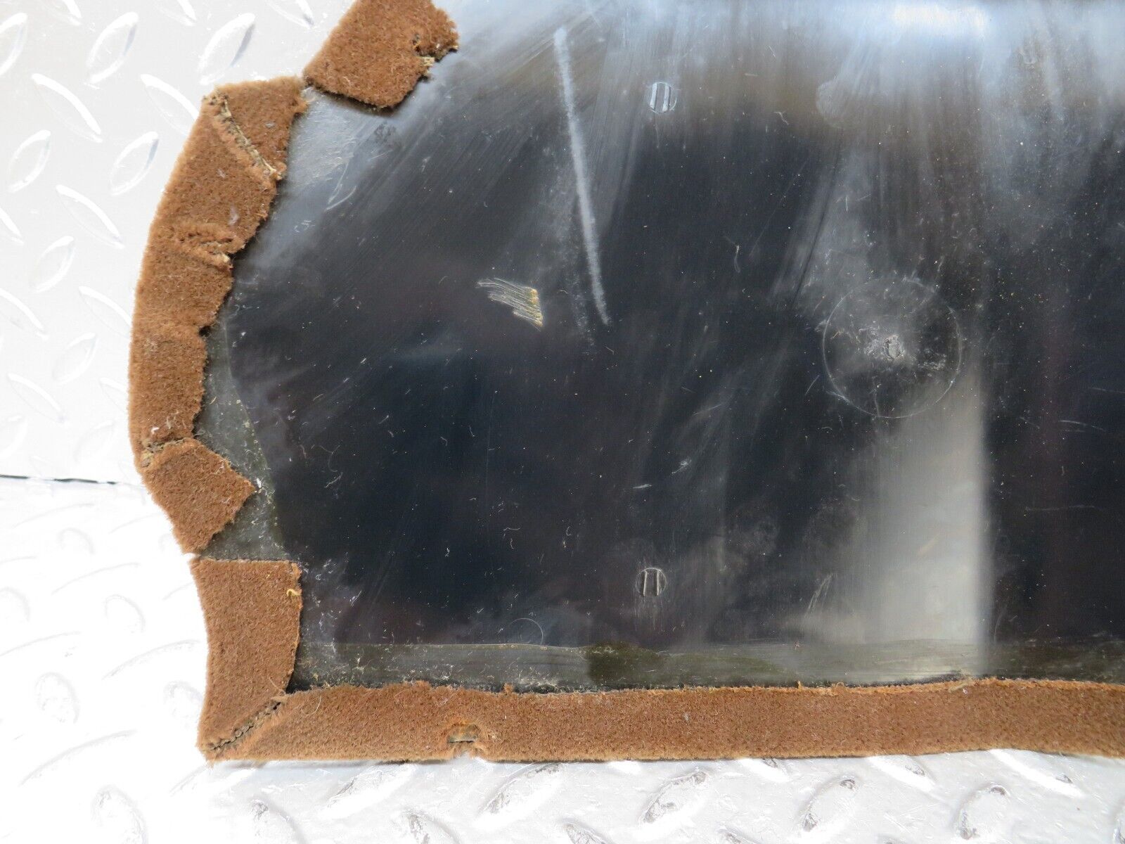 26167 Mercedes-Benz W116 450SE Front Left Kick Panel Brown 1406800380