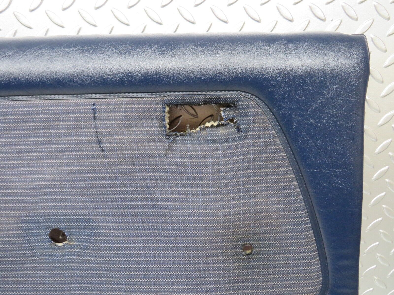 26767 Mercedes-Benz W123 240D Rear Left Door Card Blue