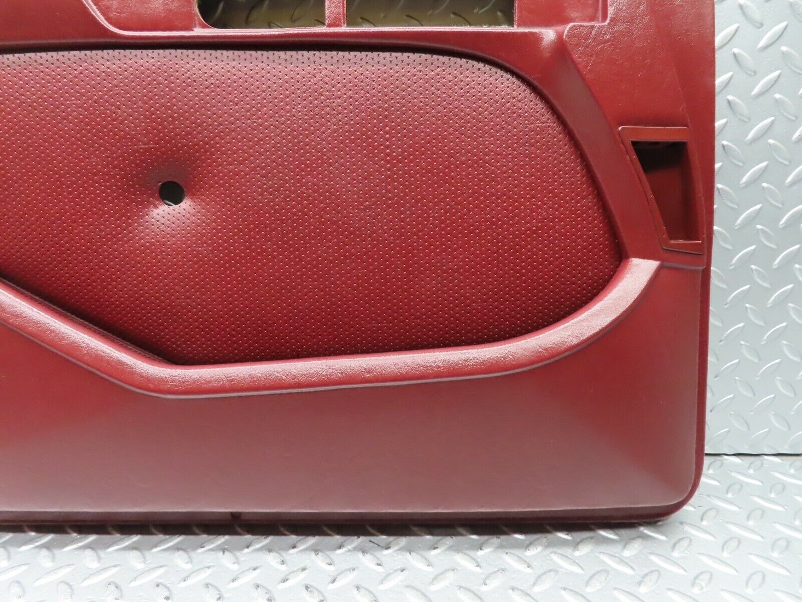 21458 Mercedes-Benz W126 300SE Front Left Door Card Burgundy Red 1267270170