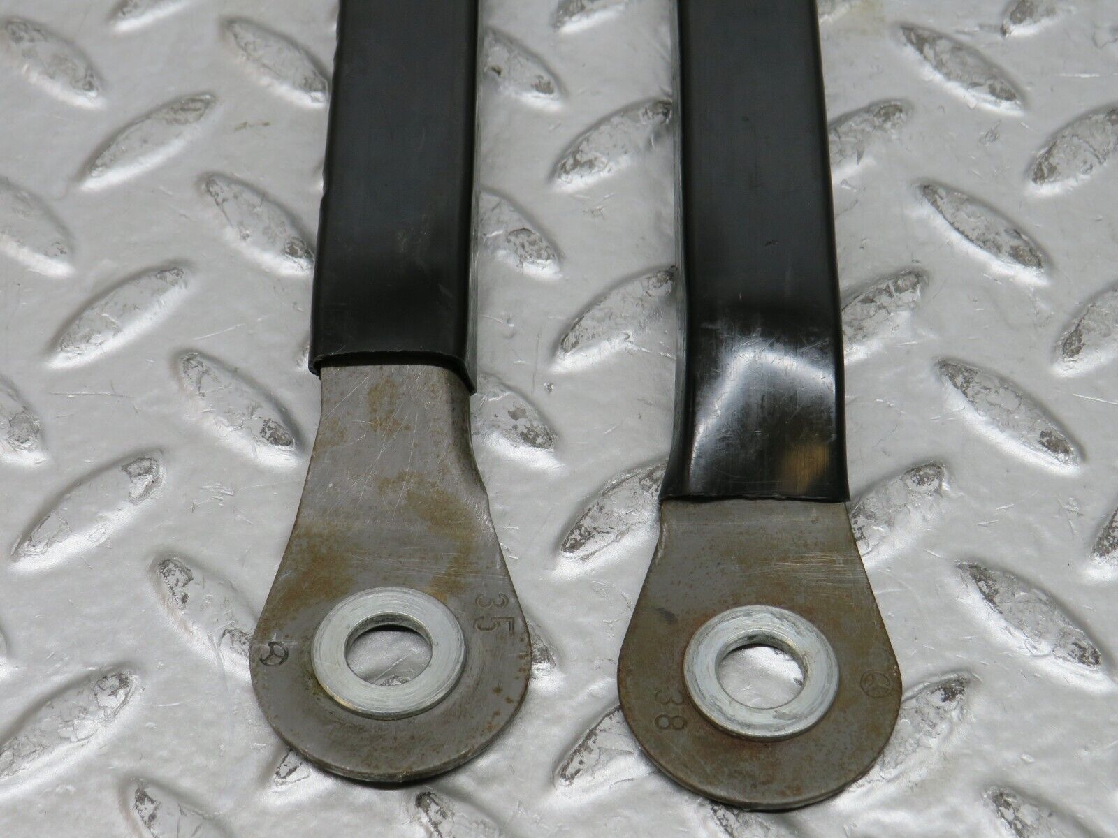 27654 Mercedes-Benz S124 300TE Seat Belt Runner With Cover Pair 1249193520