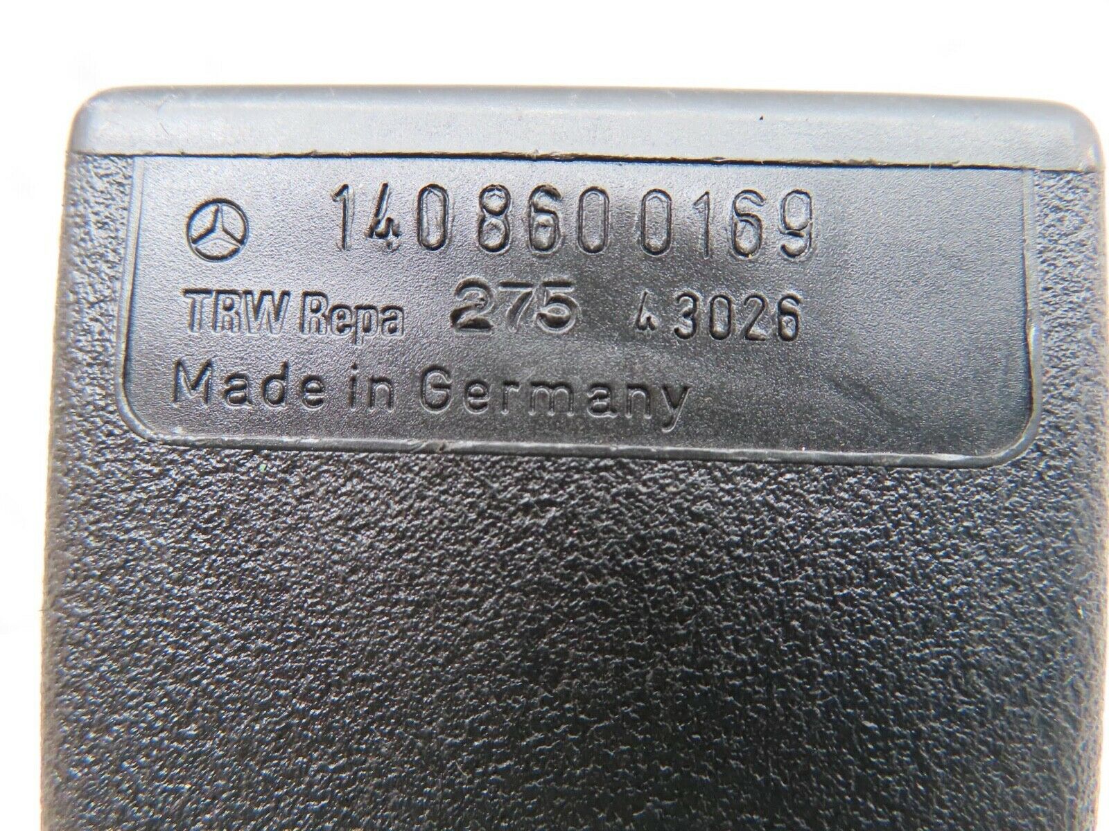 15162 Mercedes-Benz W140 S320 Rear Centre Seat Belt 1408600169