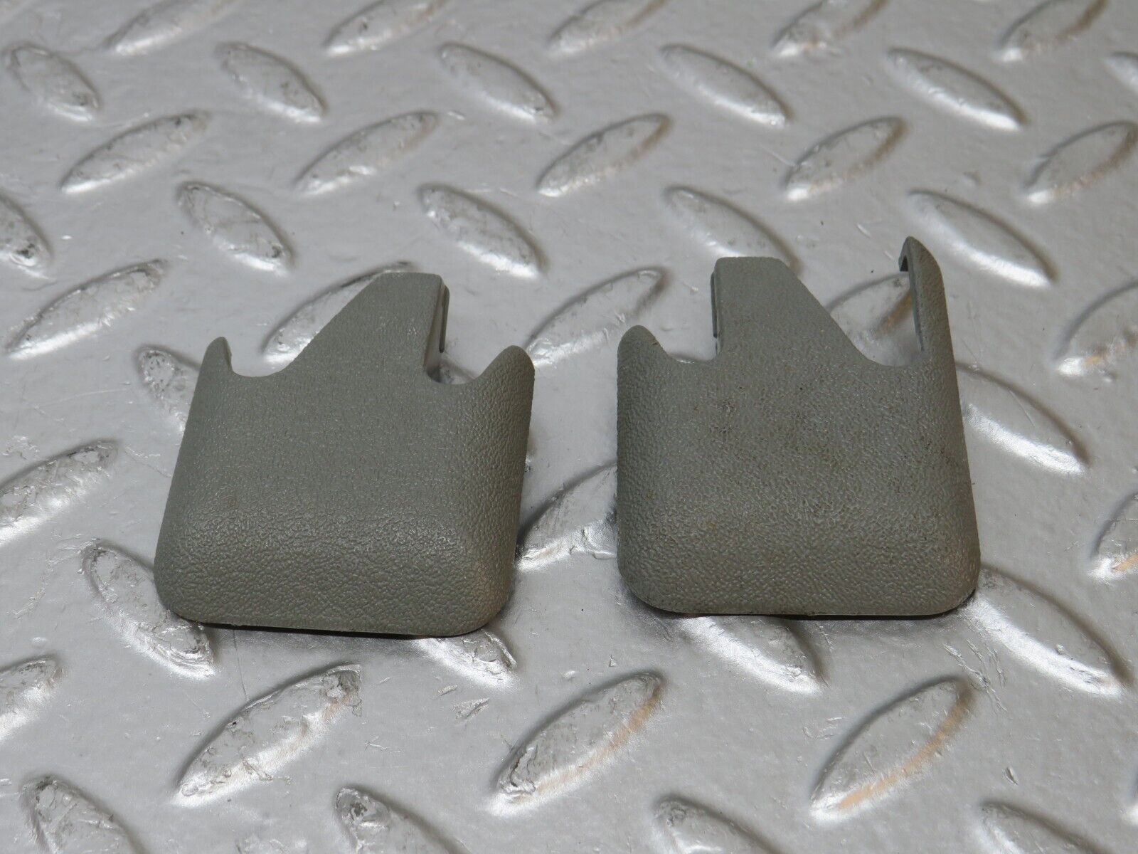 31255 Mercedes-Benz S124 220TE Front Seat Rail Trim Cover Pair 1246842218