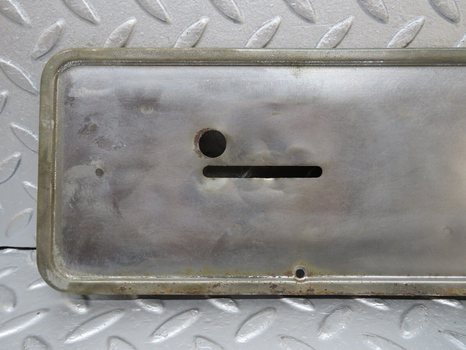 40356 Mercedes-Benz W110 230 Rear Chrome number Plate Holder