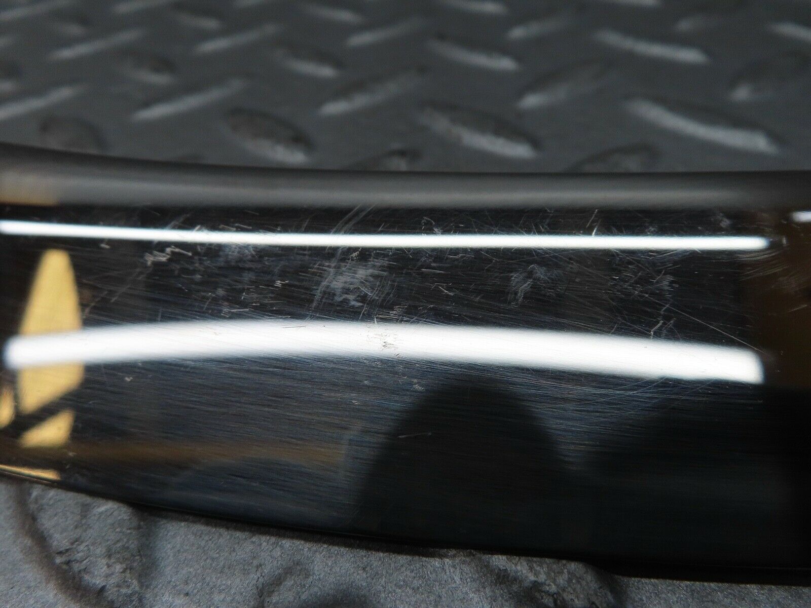 17681 Mercedes-Benz W116 450SEL Rear Left Wheel Arch Lower Chrome Trim