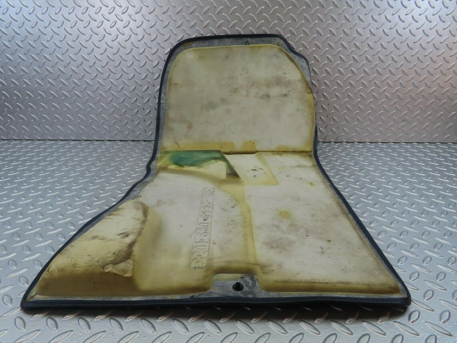 10417 Mercedes-Benz W201 190E Front Left Floor Carpet Blue 2016806962