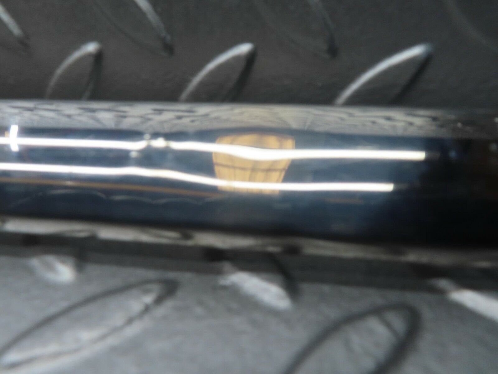 14107 Mercedes-Benz C107 280SLC Left Skirt Chrome Trim Strip