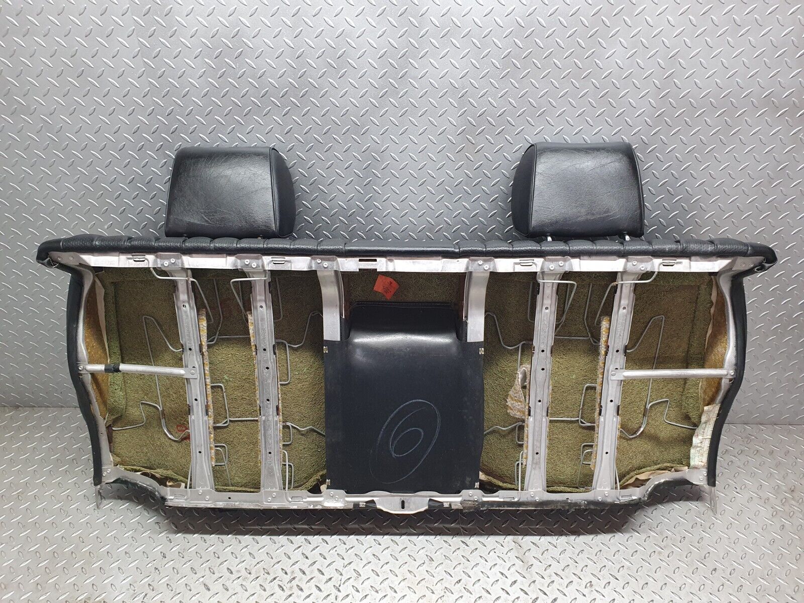 40811 Mercedes-Benz W123 300D Rear Seat Leather Black 1269201616