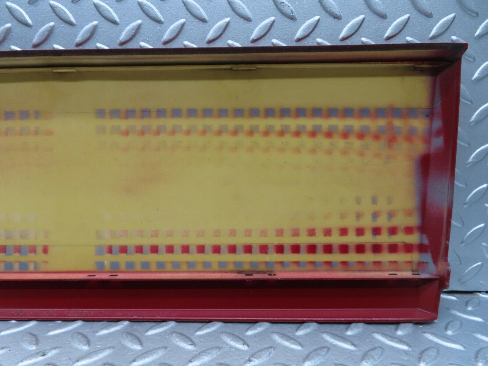 14631 Mercedes-Benz W201 190E Rear Left Door Moulding Trim Red 2016905740