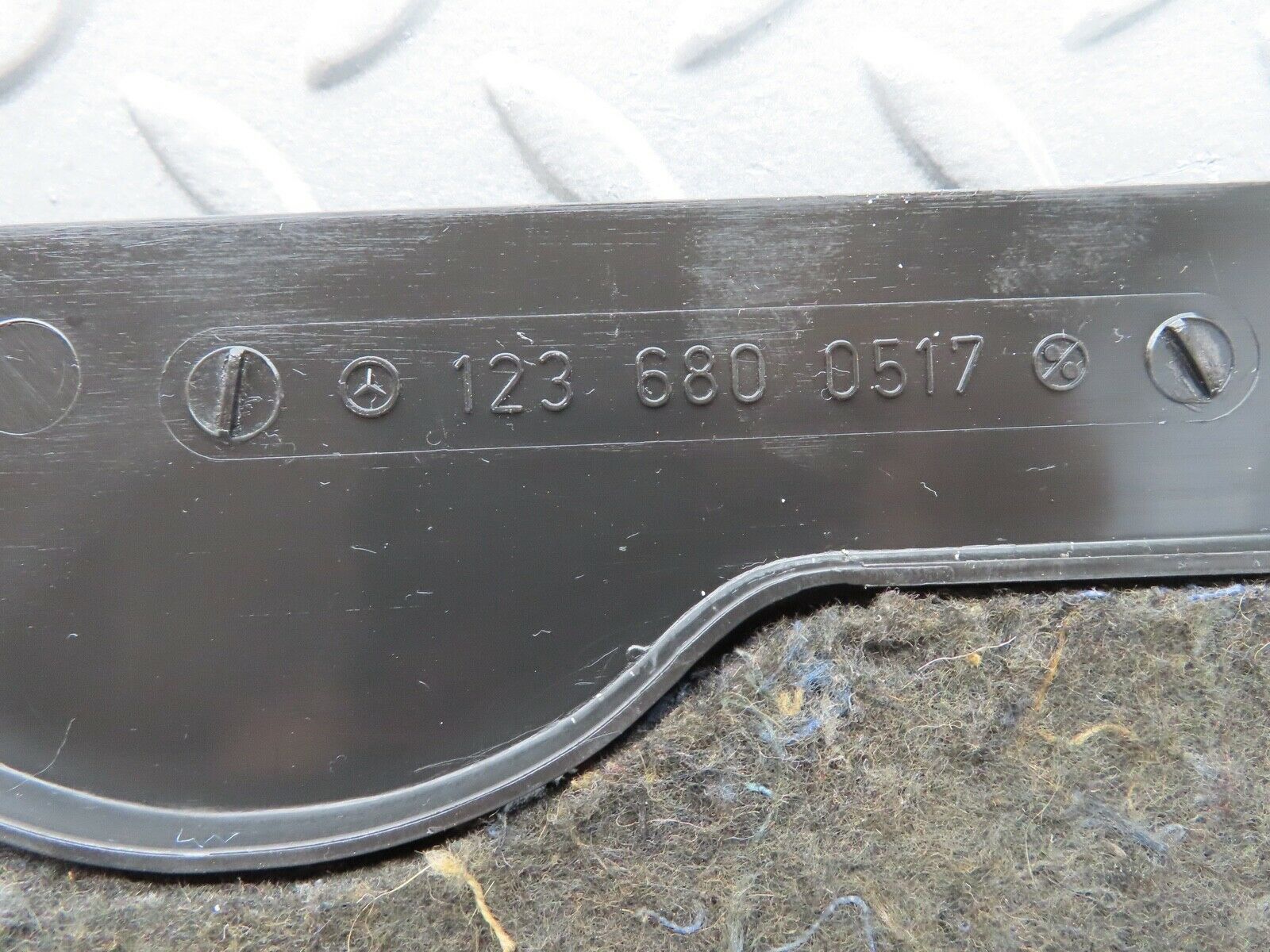 18131 Mercedes-Benz W123 200 Under Dash Panel Left Side 1236800517