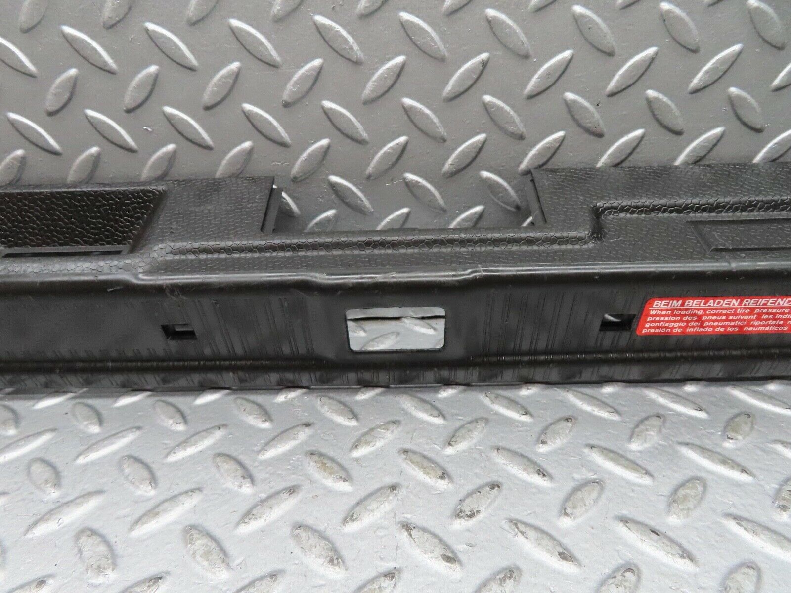 17114 Mercedes-Benz R129 300SL Coupe Boot Lock Cover Trim 1296980089