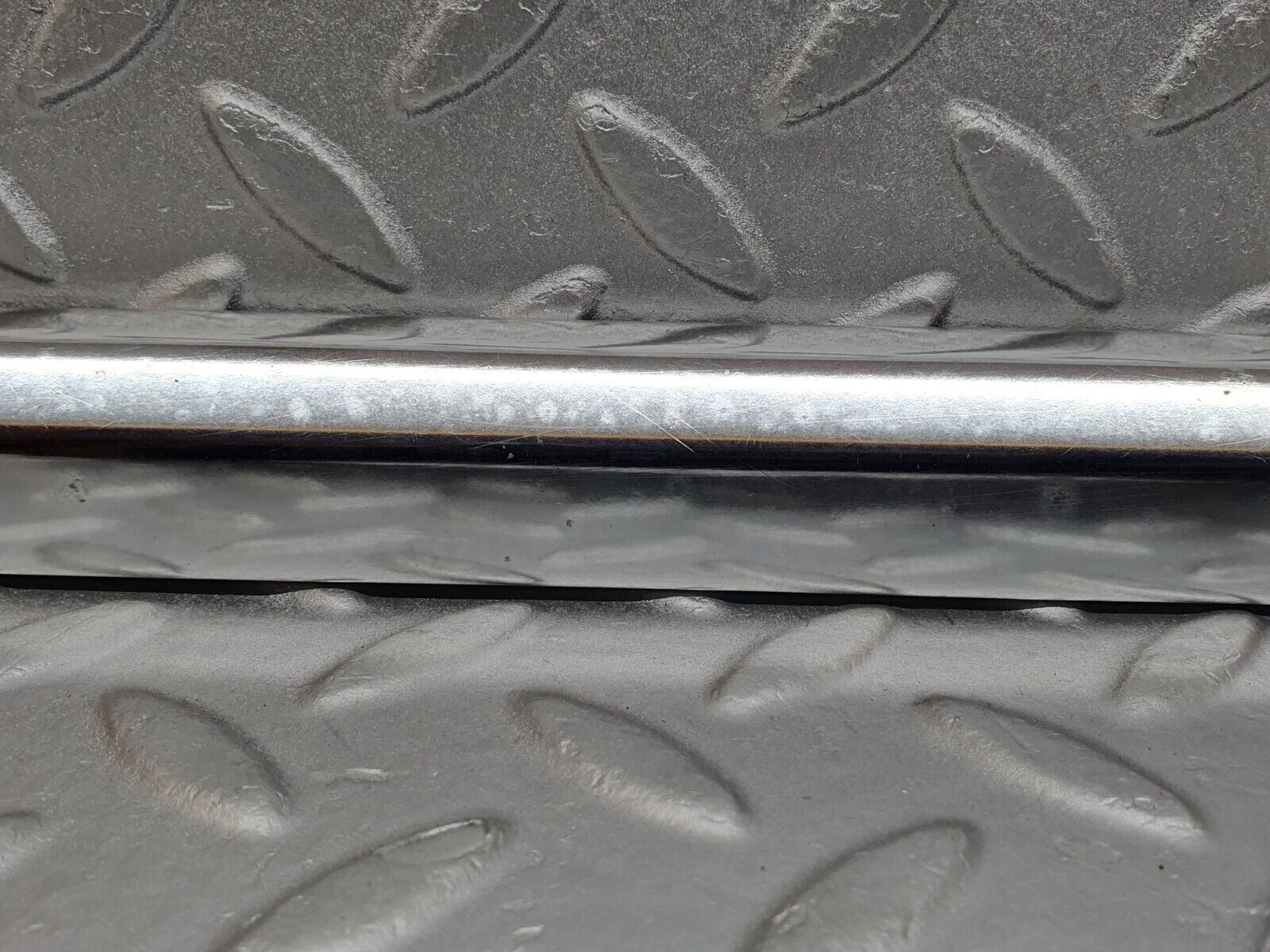 41188 Mercedes-Benz W126 300SE Rear Left Door Chrome Moulding Trim