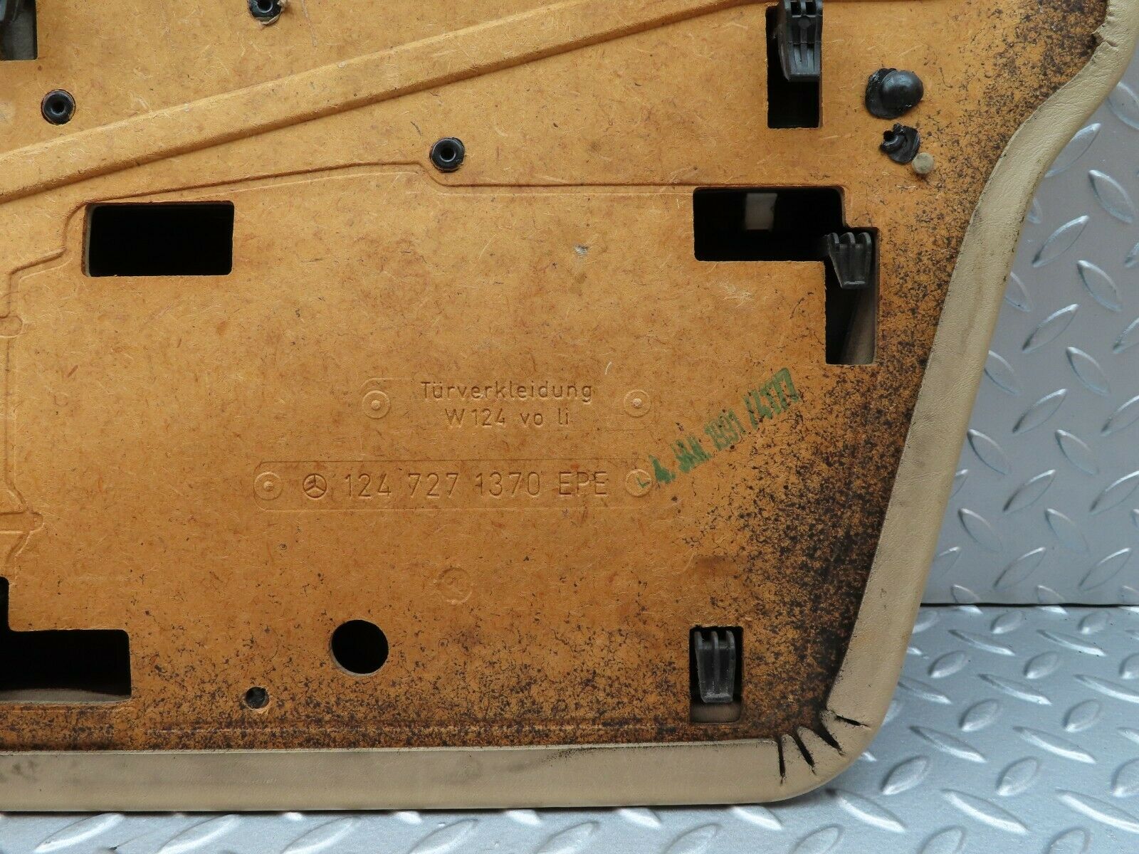 5262 Mercedes-Benz W124 230E Front Left Door Card Beige 1247271370