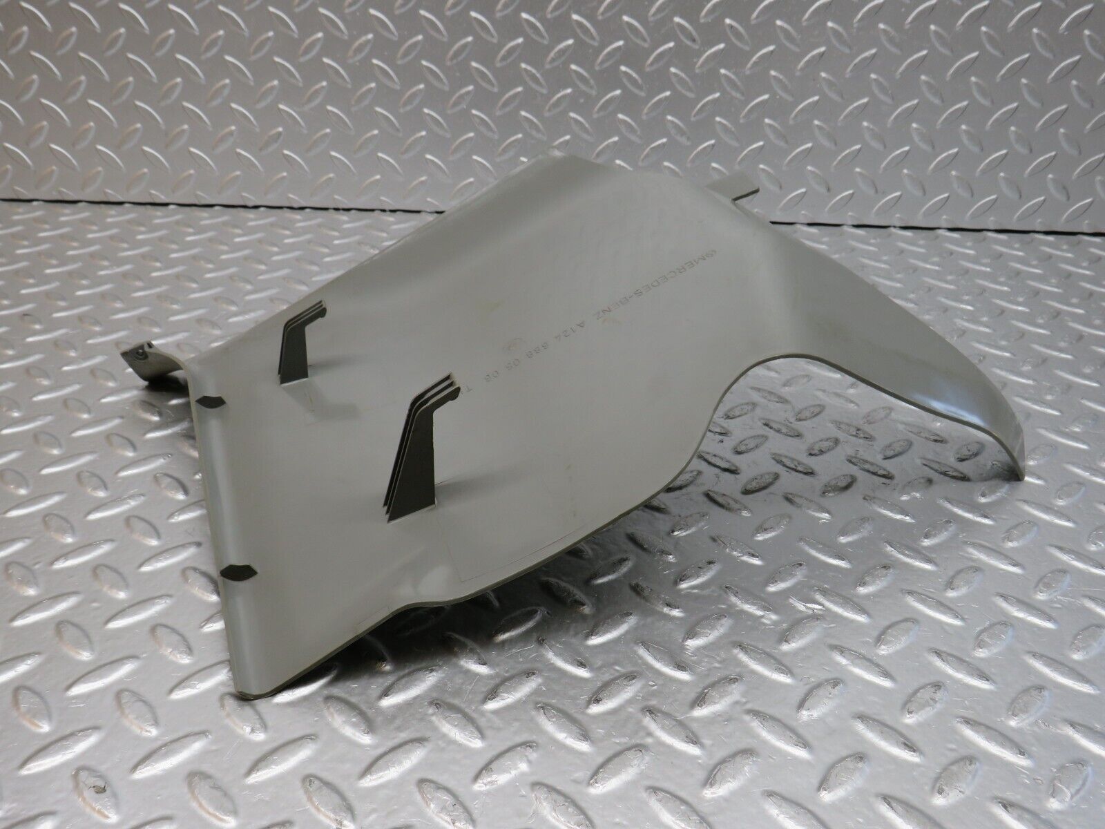 32353 Mercedes-Benz S124 300TE Front Left Kick Panel Trim Grey 1246880506