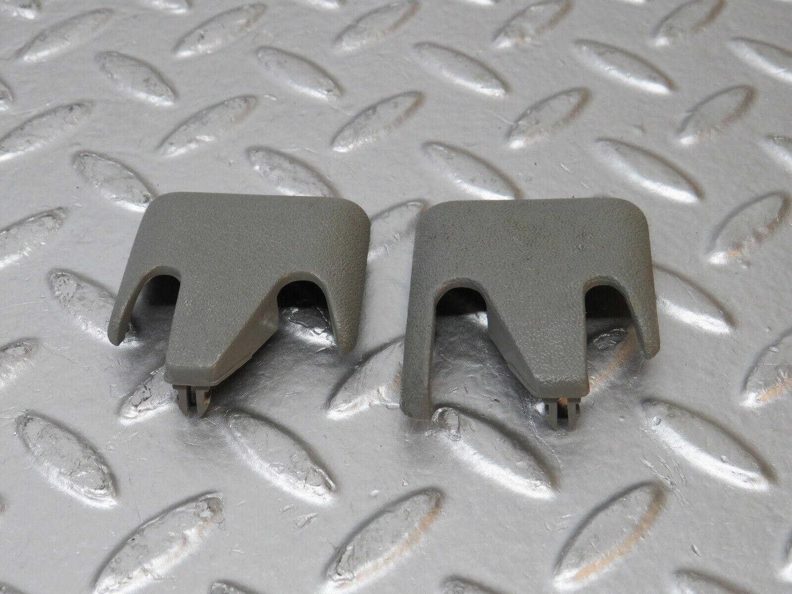 31255 Mercedes-Benz S124 220TE Front Seat Rail Trim Cover Pair 1246842218