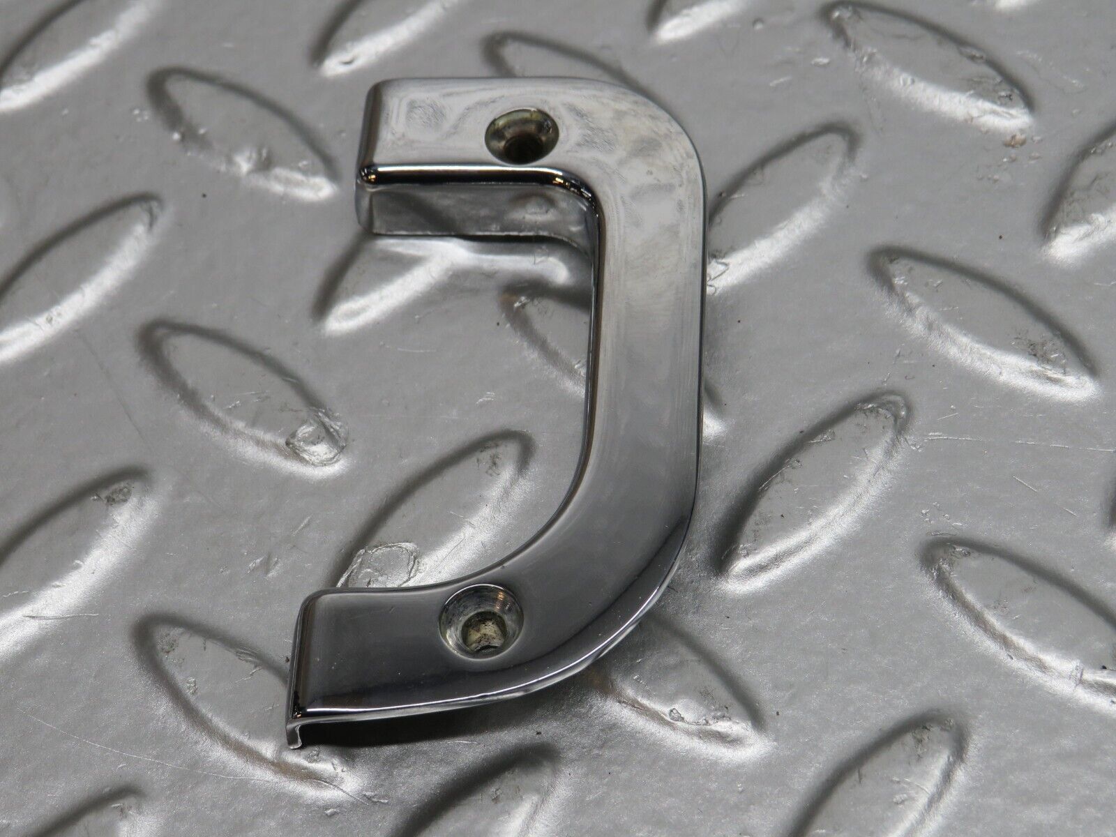 32181 Mercedes-Benz W123 230E Right Interior Chrome Door Latch Trim 1237230224