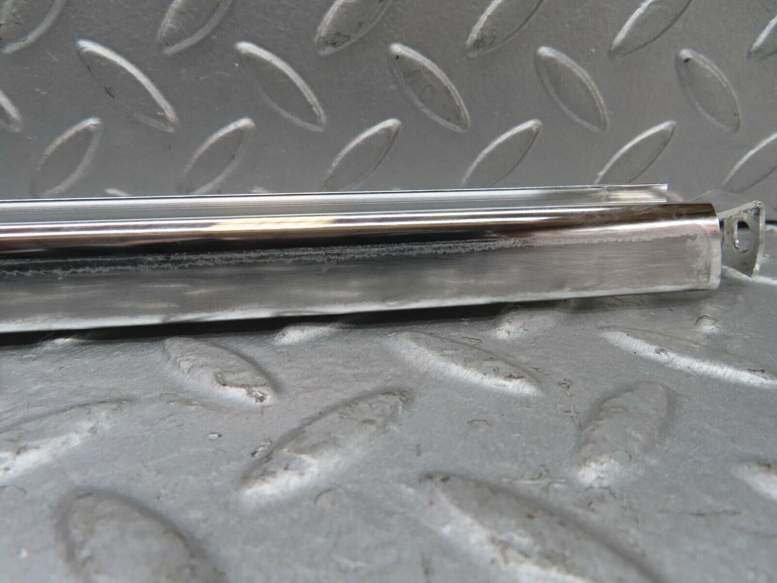 13585 Mercedes-Benz W123 200 Rear Right Chrome Window Channel