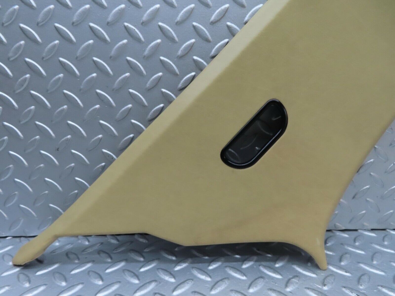 15313 Mercedes-Benz W123 230E C Pillar Cover Panel Left Beige 1236900325