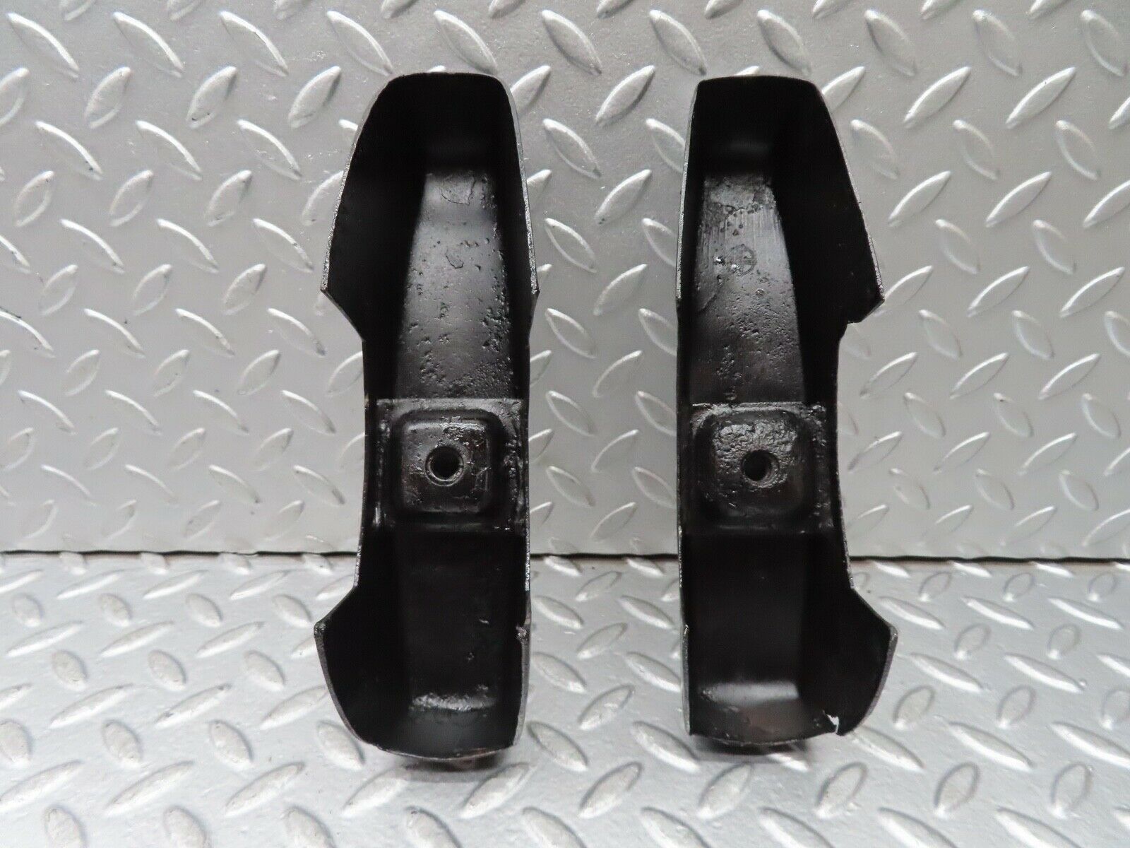 18712 Mercedes-Benz W120 W121 Ponton Front Bumper Overriders Pair