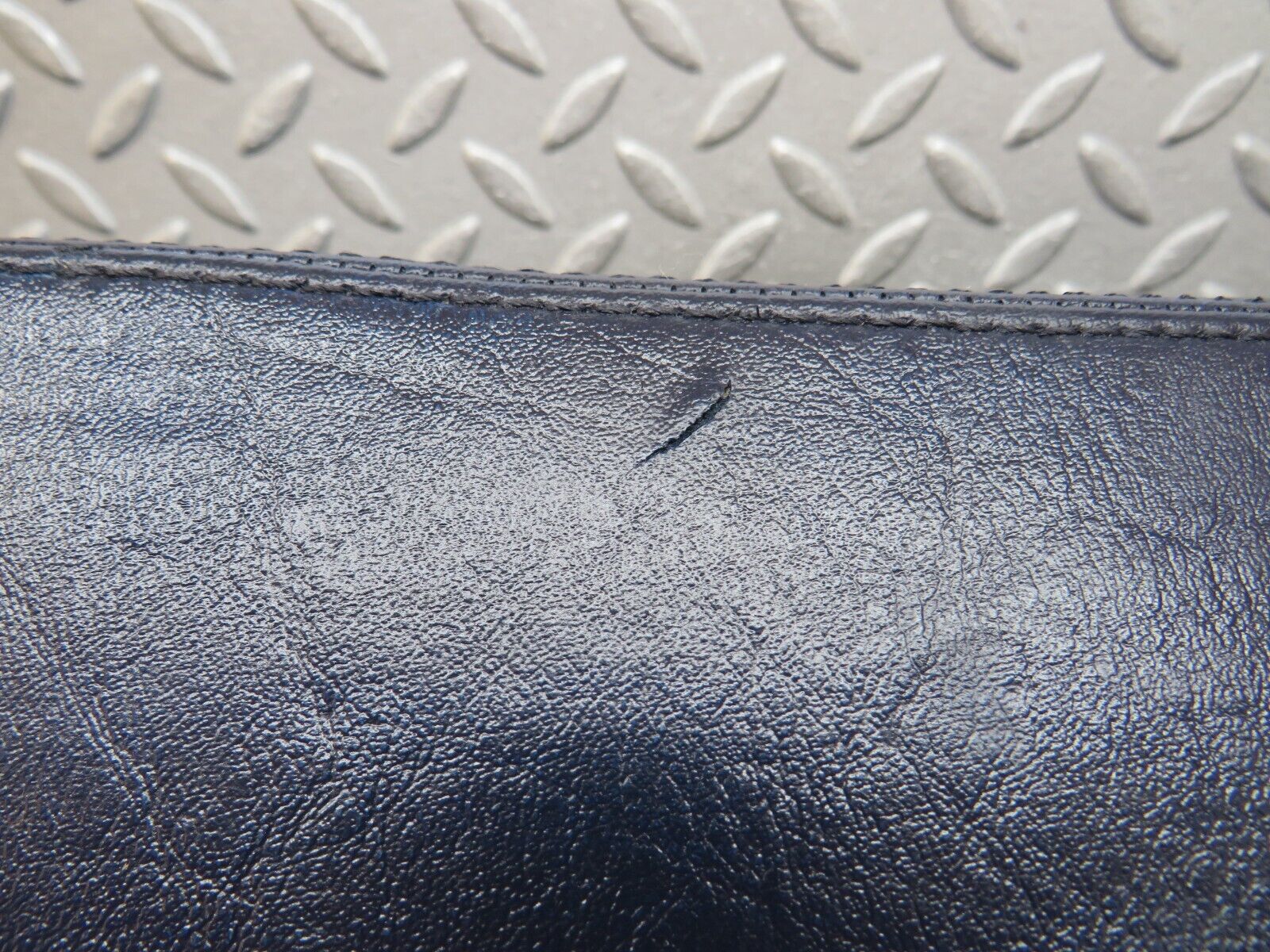 36835 Mercedes-Benz R129 300SL-24 Front Left Seat Back Cover Blue 1299102918