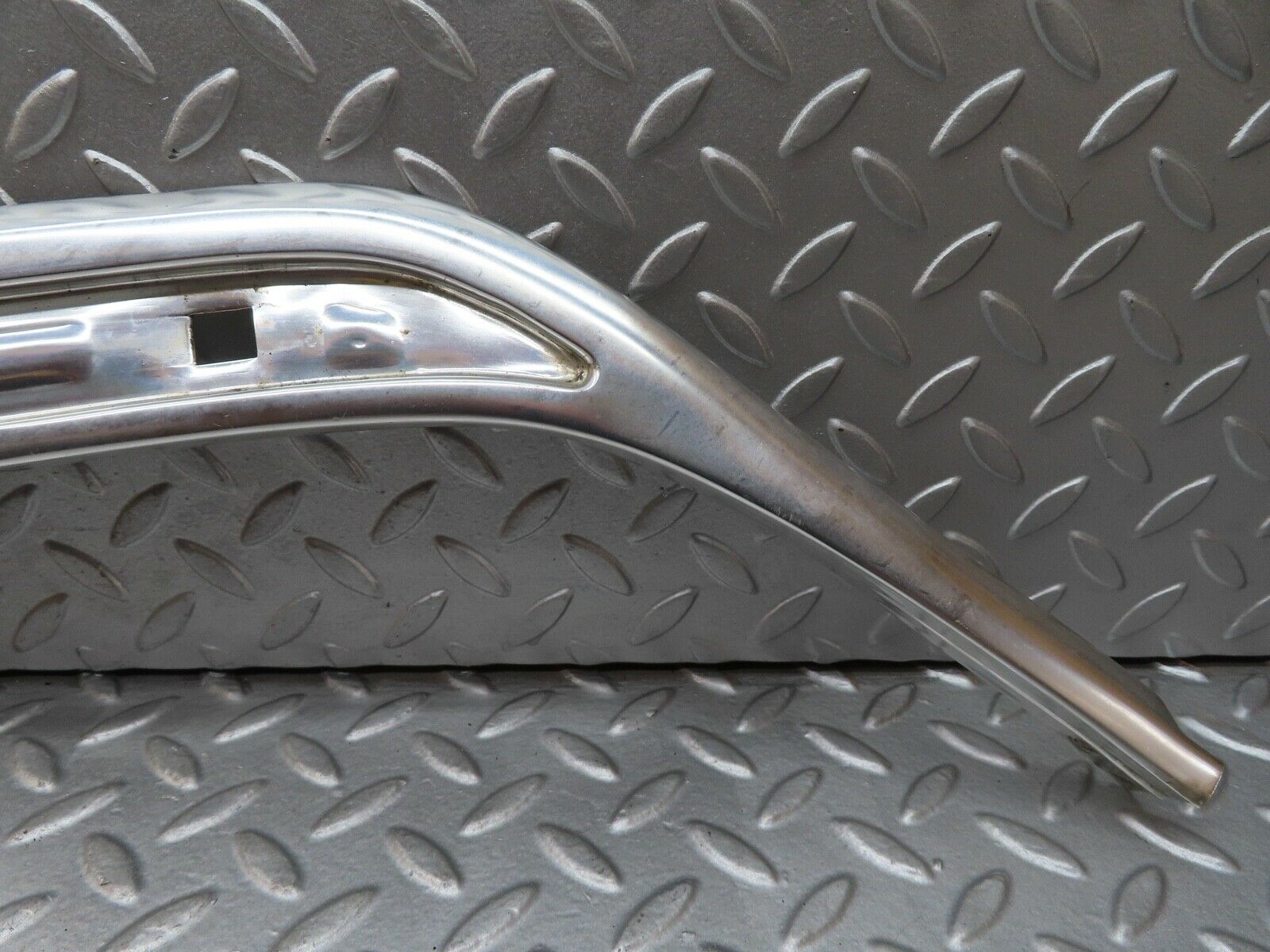 17683 Mercedes-Benz W116 450SEL A Pillar Chrome Moulding Trim Left Side