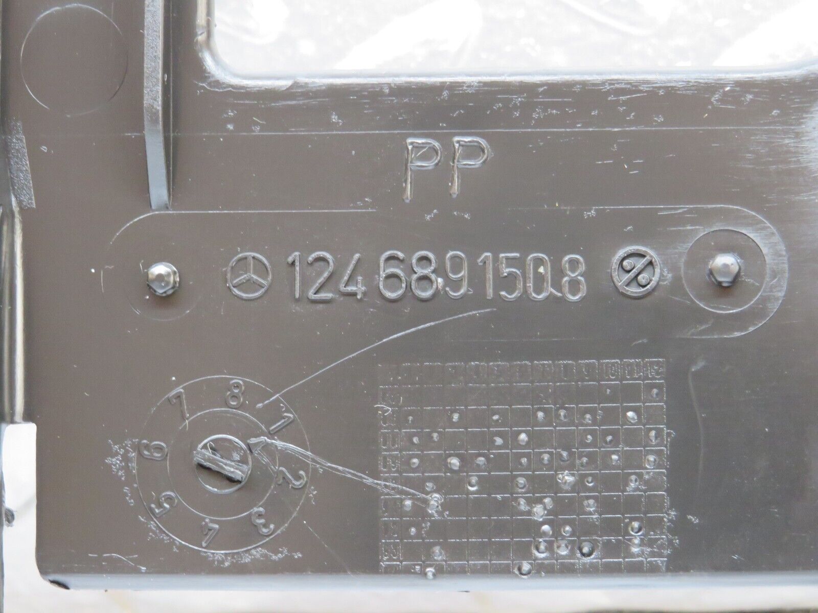 25905 Mercedes-Benz W124 280E Under Dash Panel Left Side 1246891508