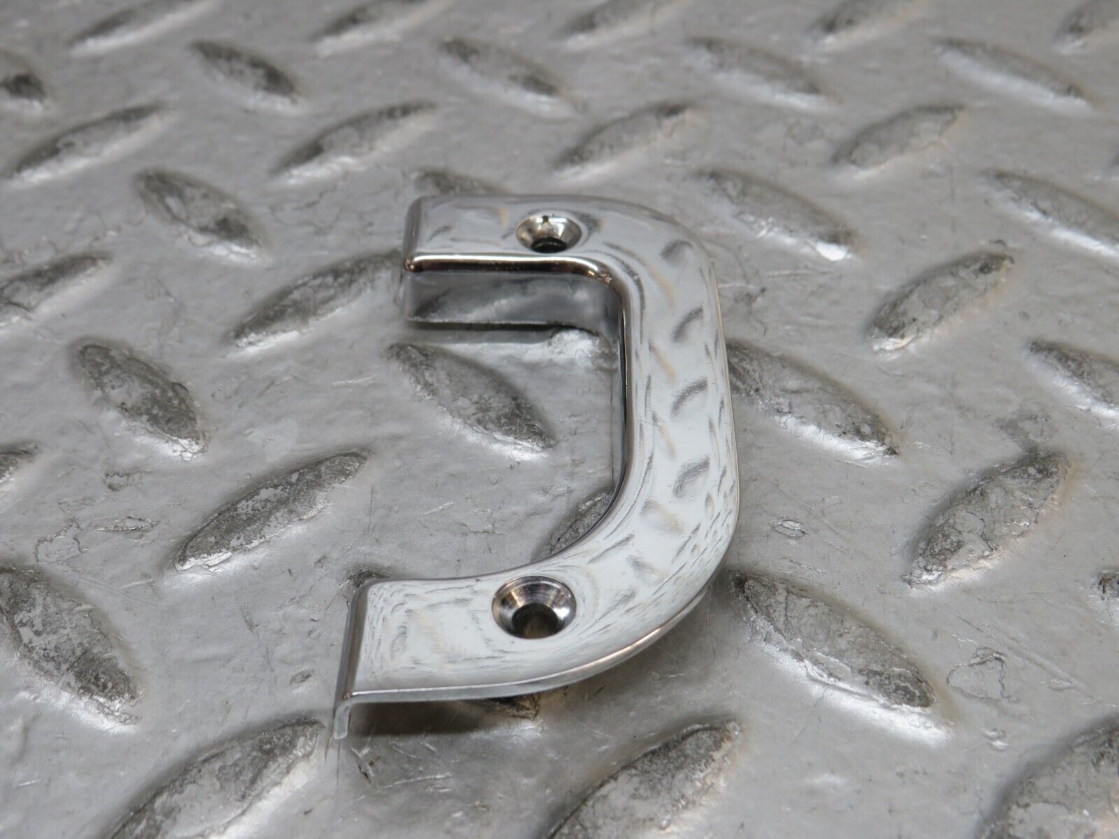 28800 Mercedes-Benz W123 230E Right Interior Chrome Door Latch Trim 1237230224