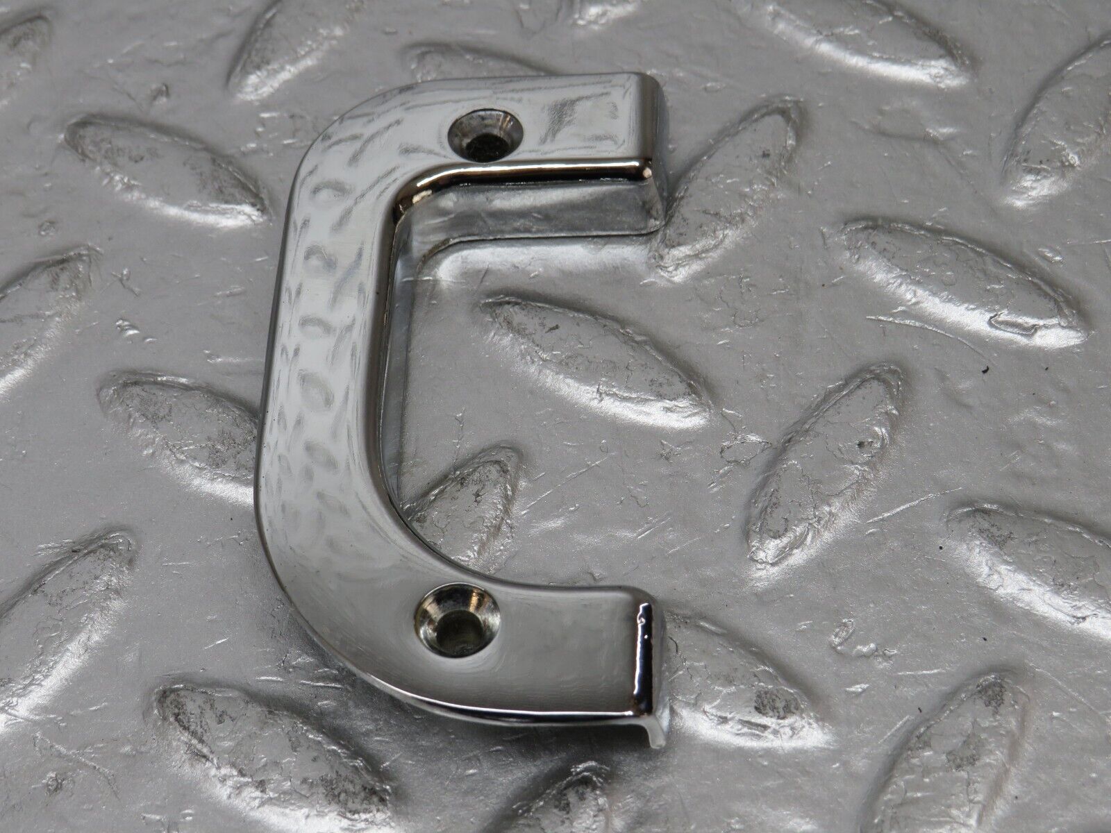 34316 Mercedes-Benz C126 380SEC Left Interior Chrome Door Latch 1237230124