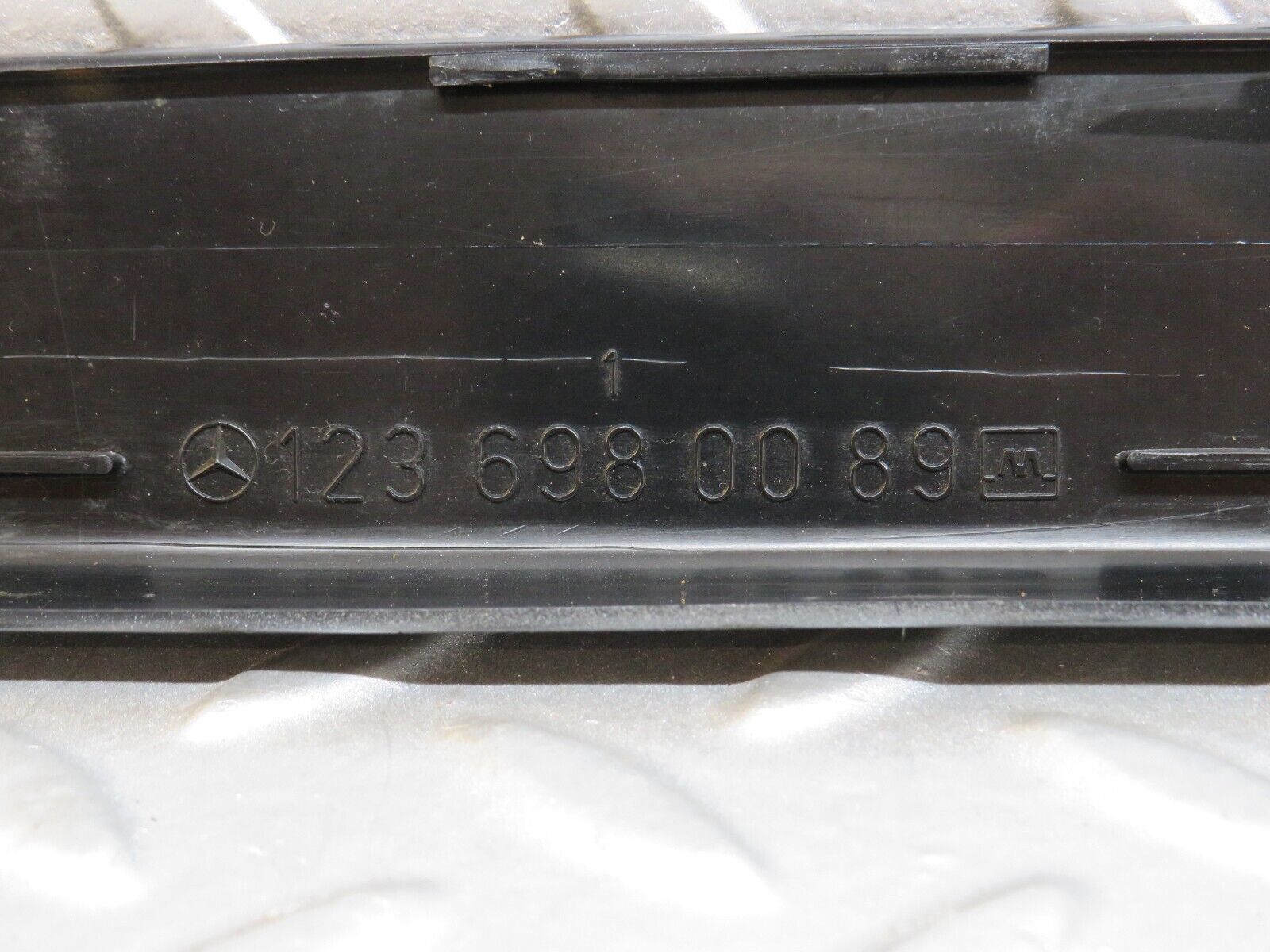 33853 Mercedes-Benz C123 280CE Coupe Trunk Cover Trim Black 1236980089