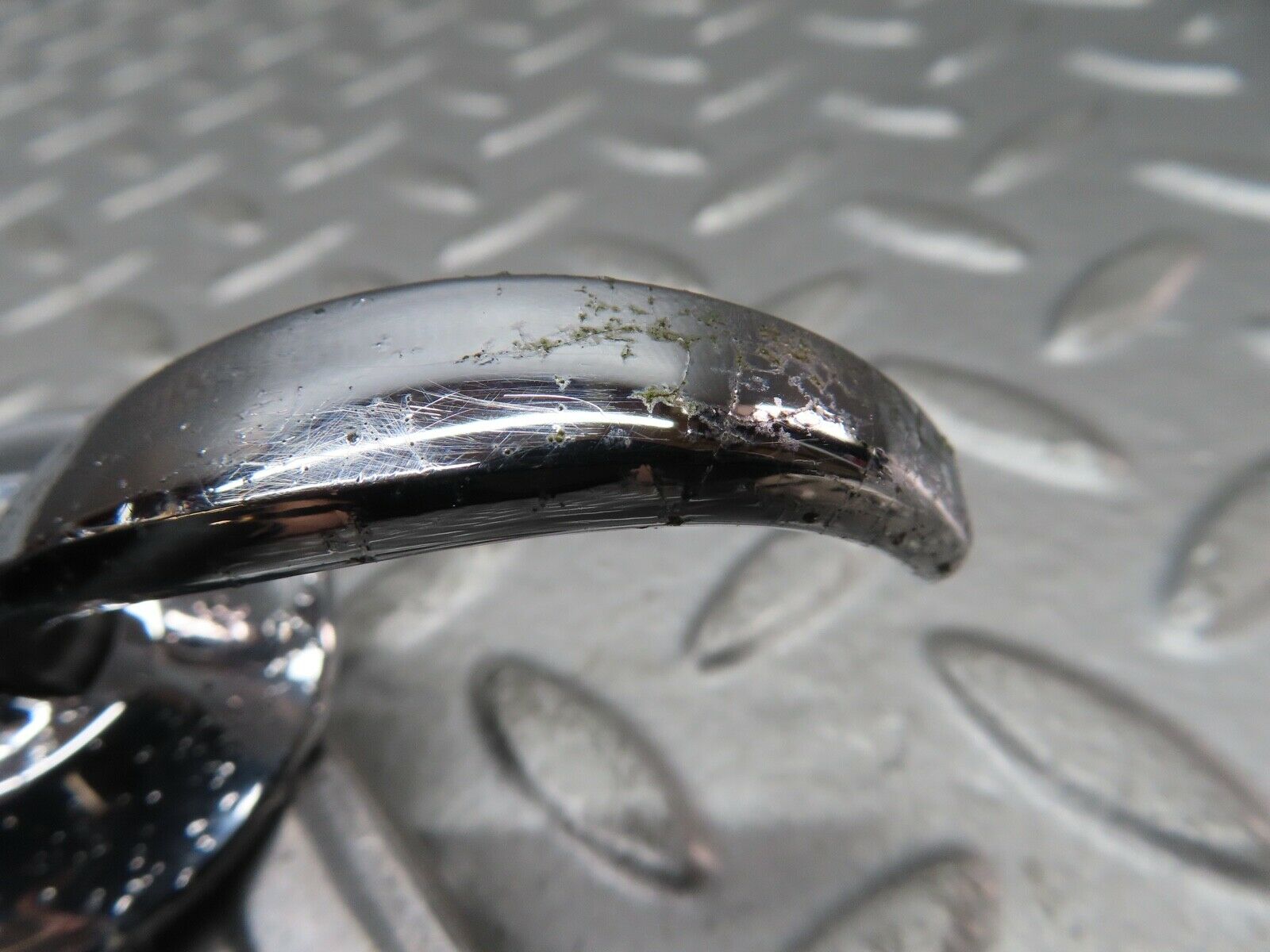 18836 Mercedes-Benz W121 190b Ponton Rear Right Interior Chrome Door Handle